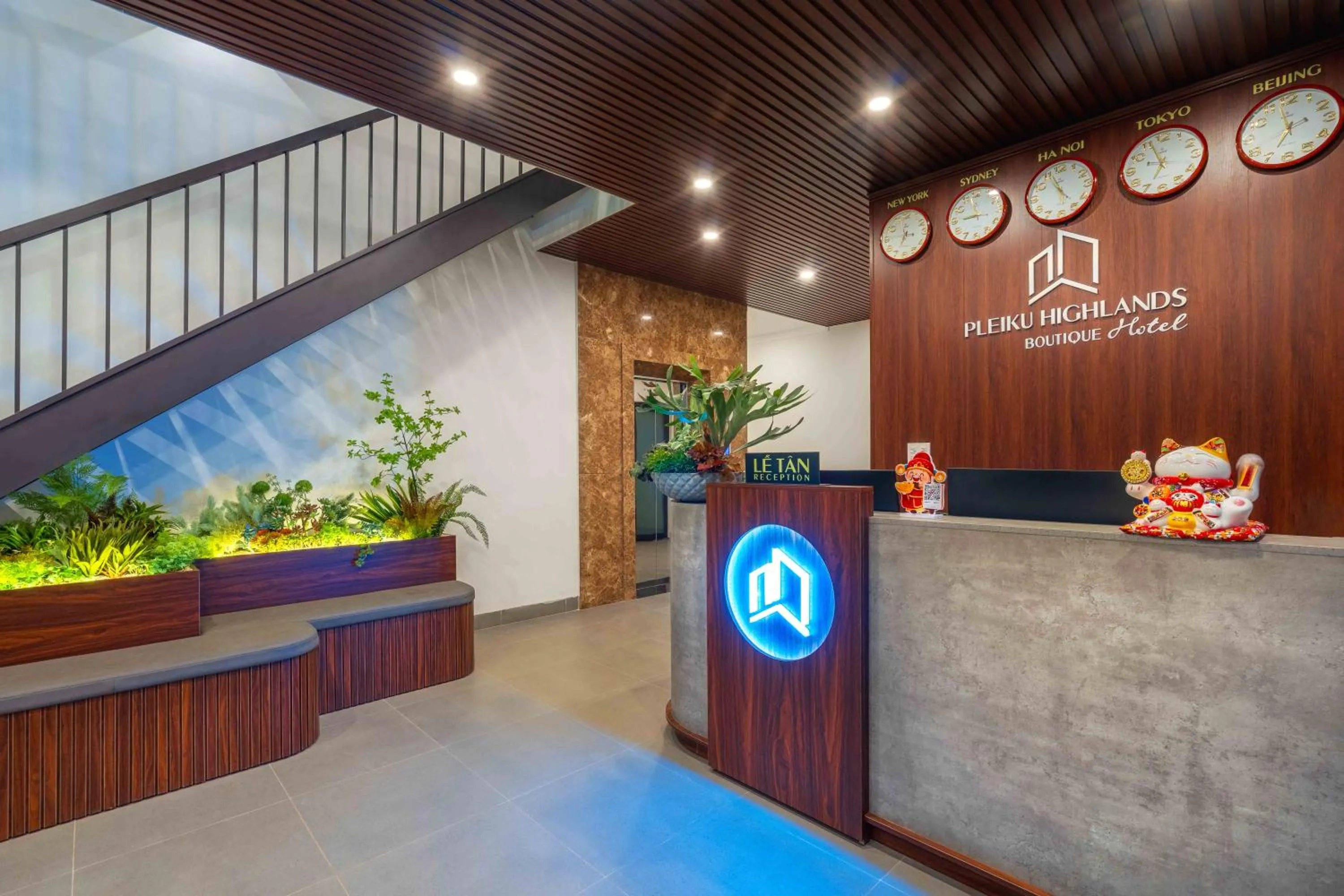 Lobby or reception in PLEIKU HIGHLANDS BOUTIQUE HOTEL
