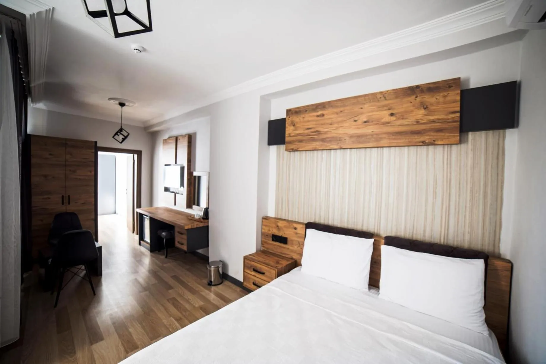 Bed in İmroz Adali's Hotel