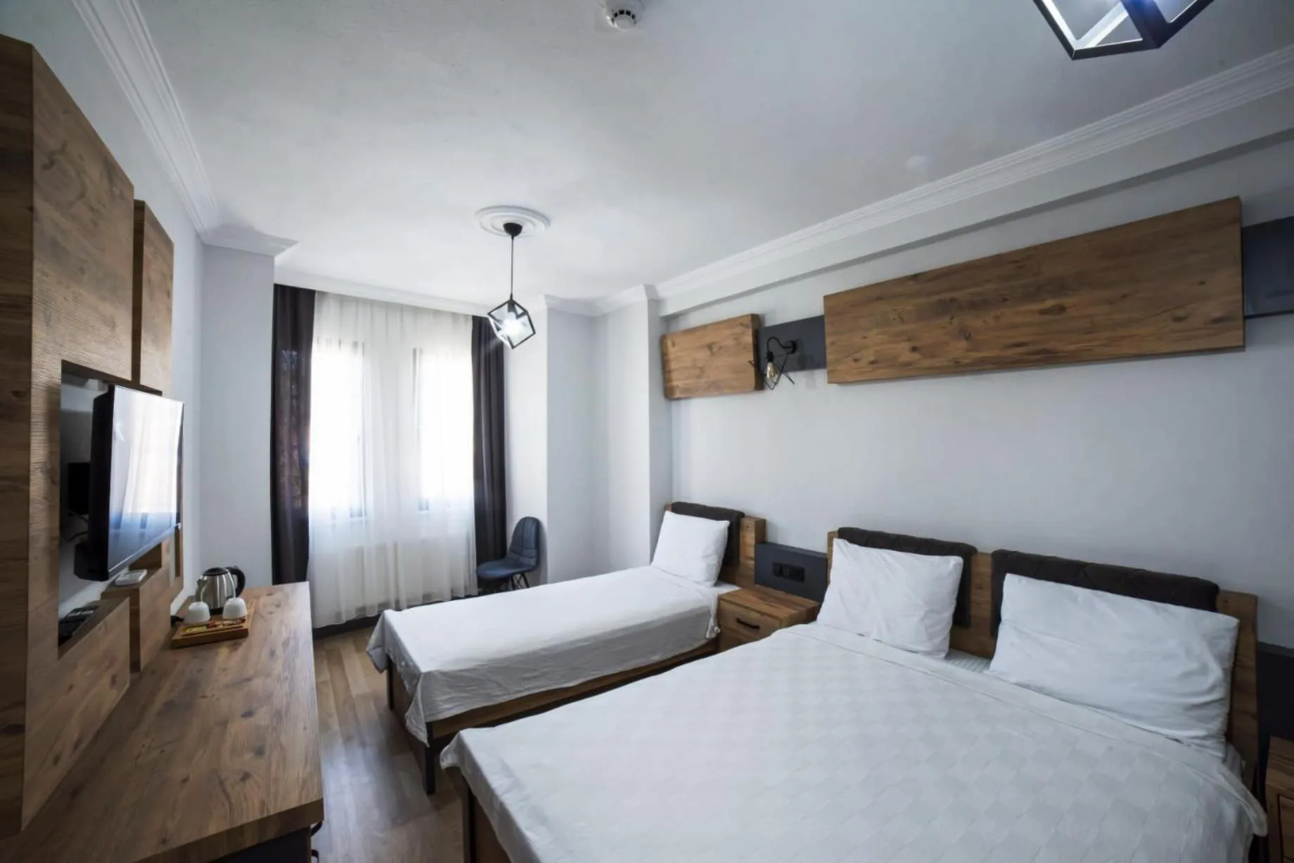 Bed in İmroz Adali's Hotel