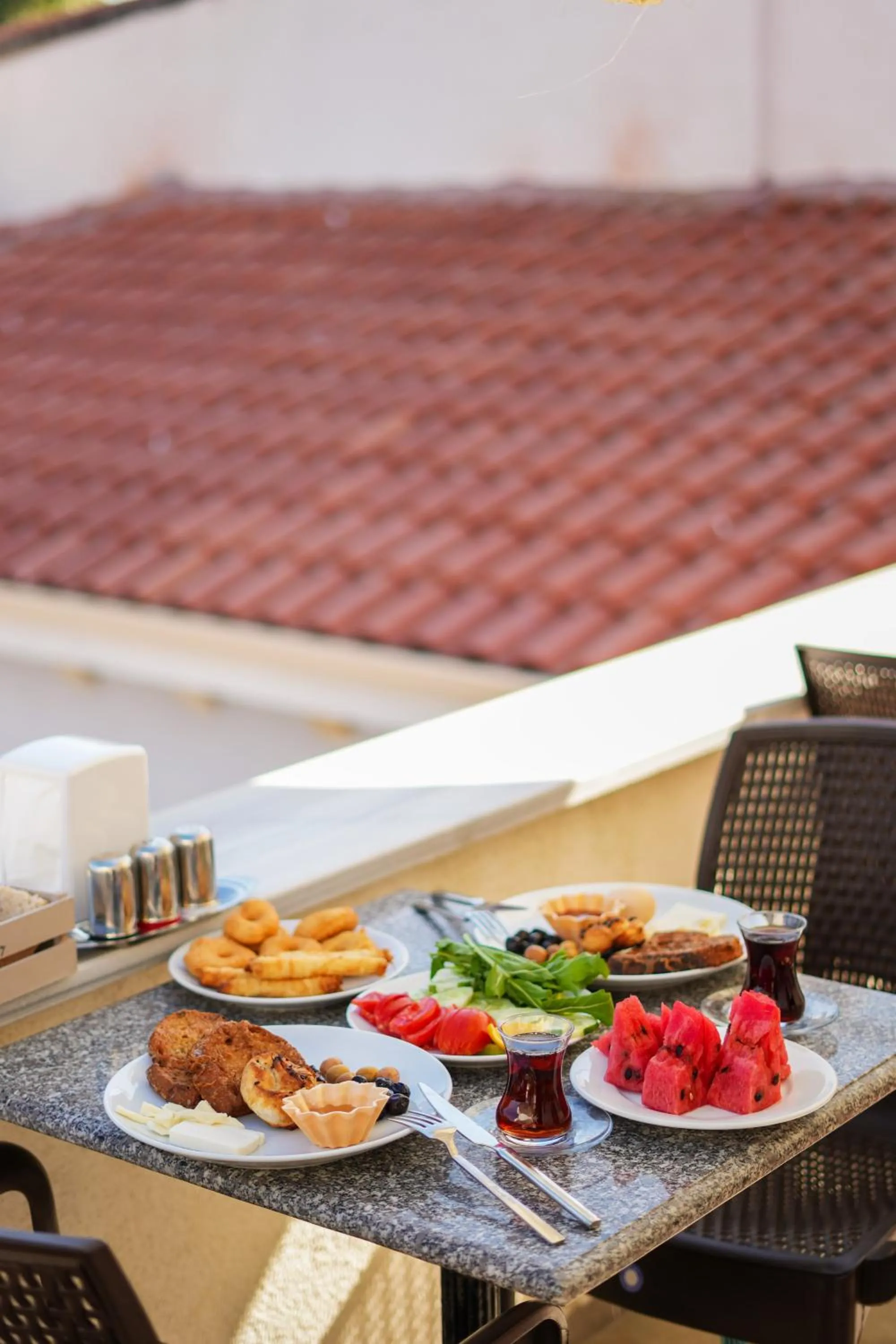 Breakfast in İmroz Adali's Hotel