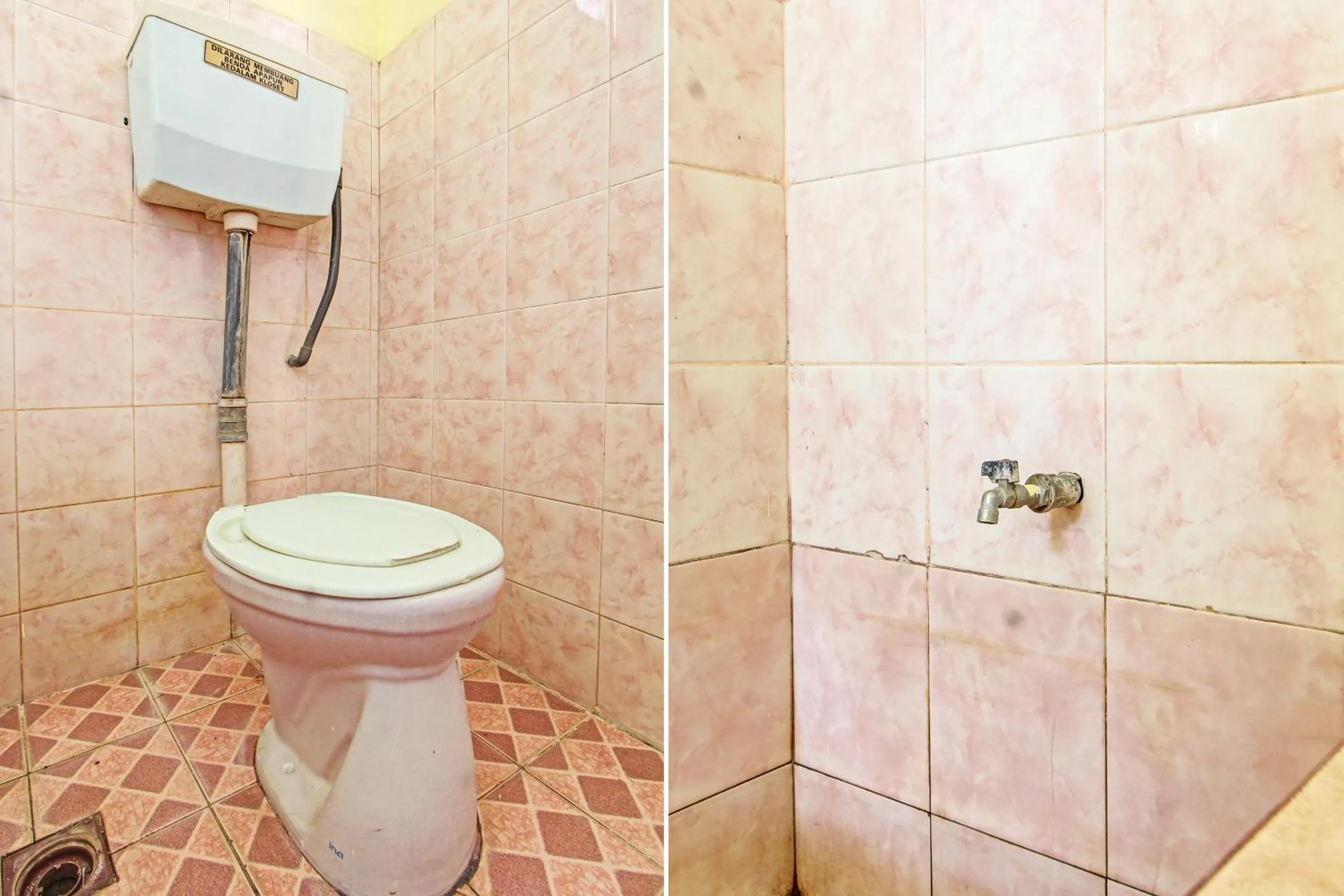 Bathroom in Hotel O Losmen Tjabe Merah Near Alfamart Bintaro