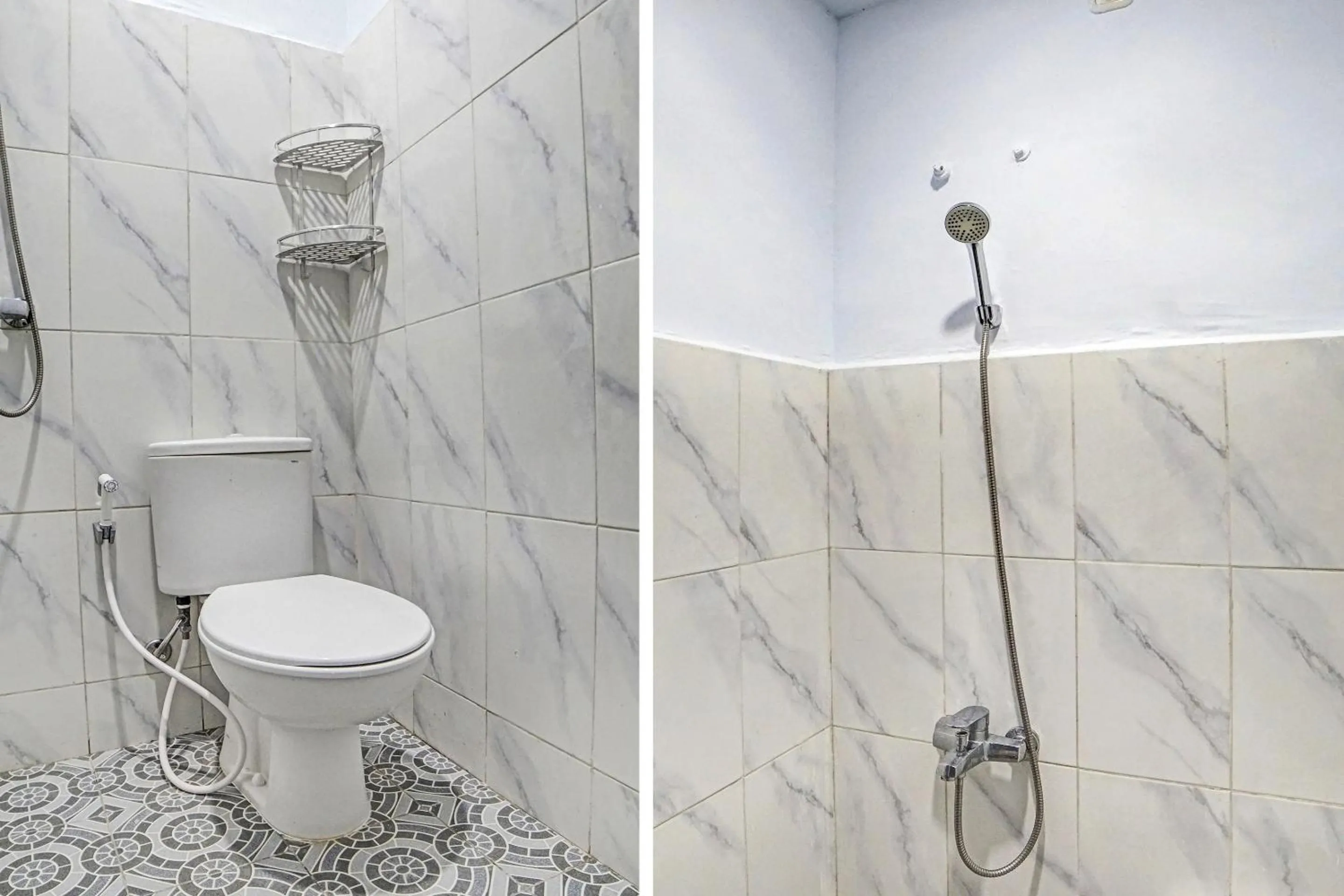 Bathroom in Hotel O Planet Guest House Syariah