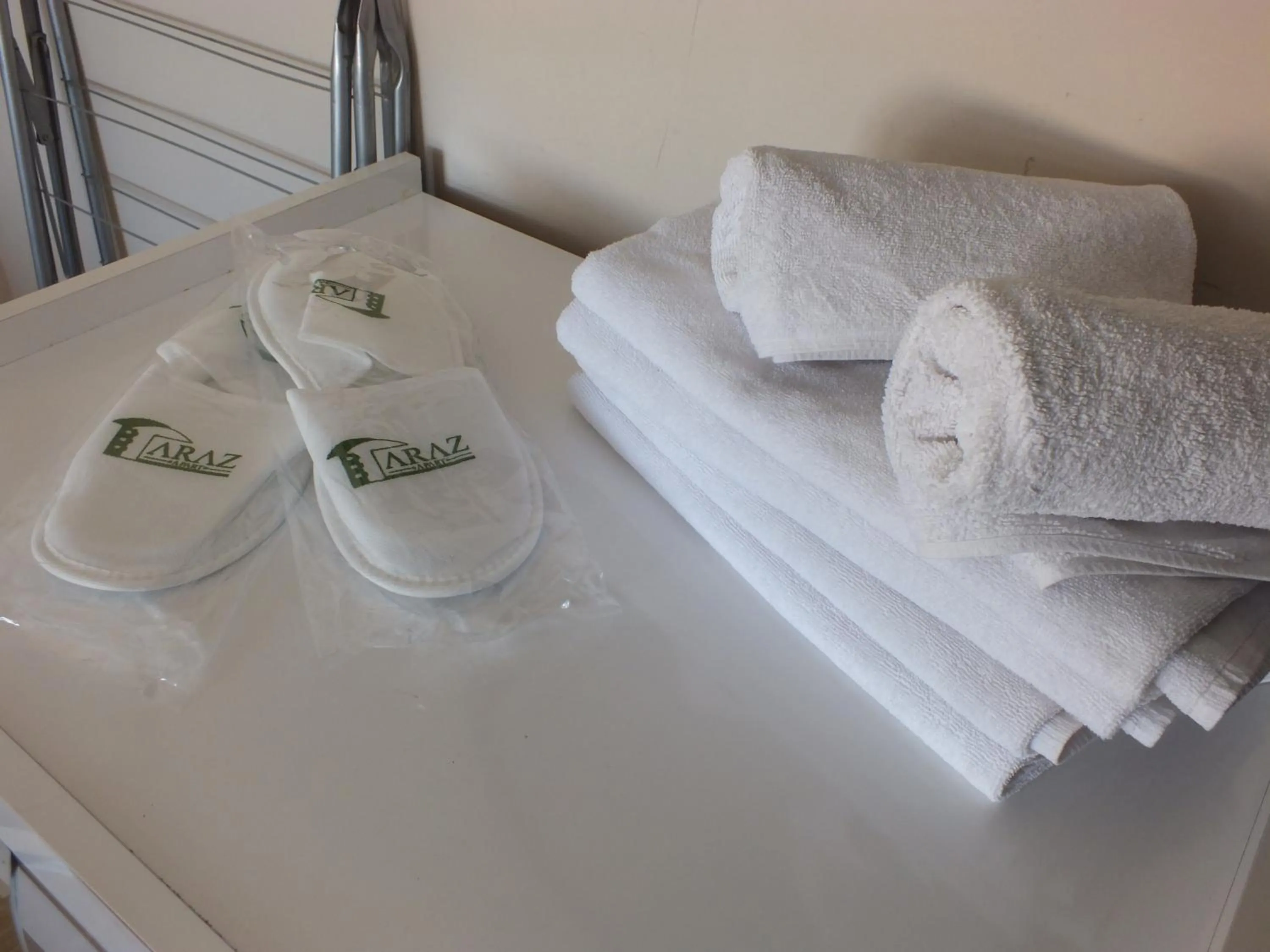 towels, Bed in Araz Apart