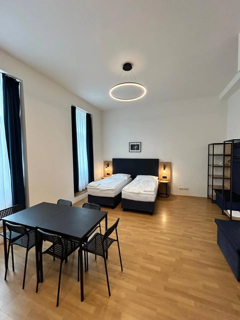 Bed in Powder Tower Suites