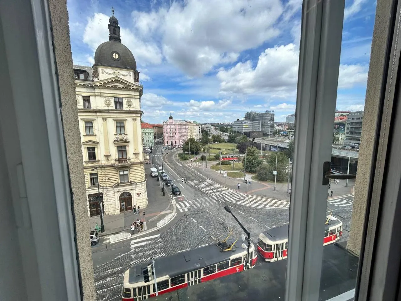 City view in Powder Tower Suites