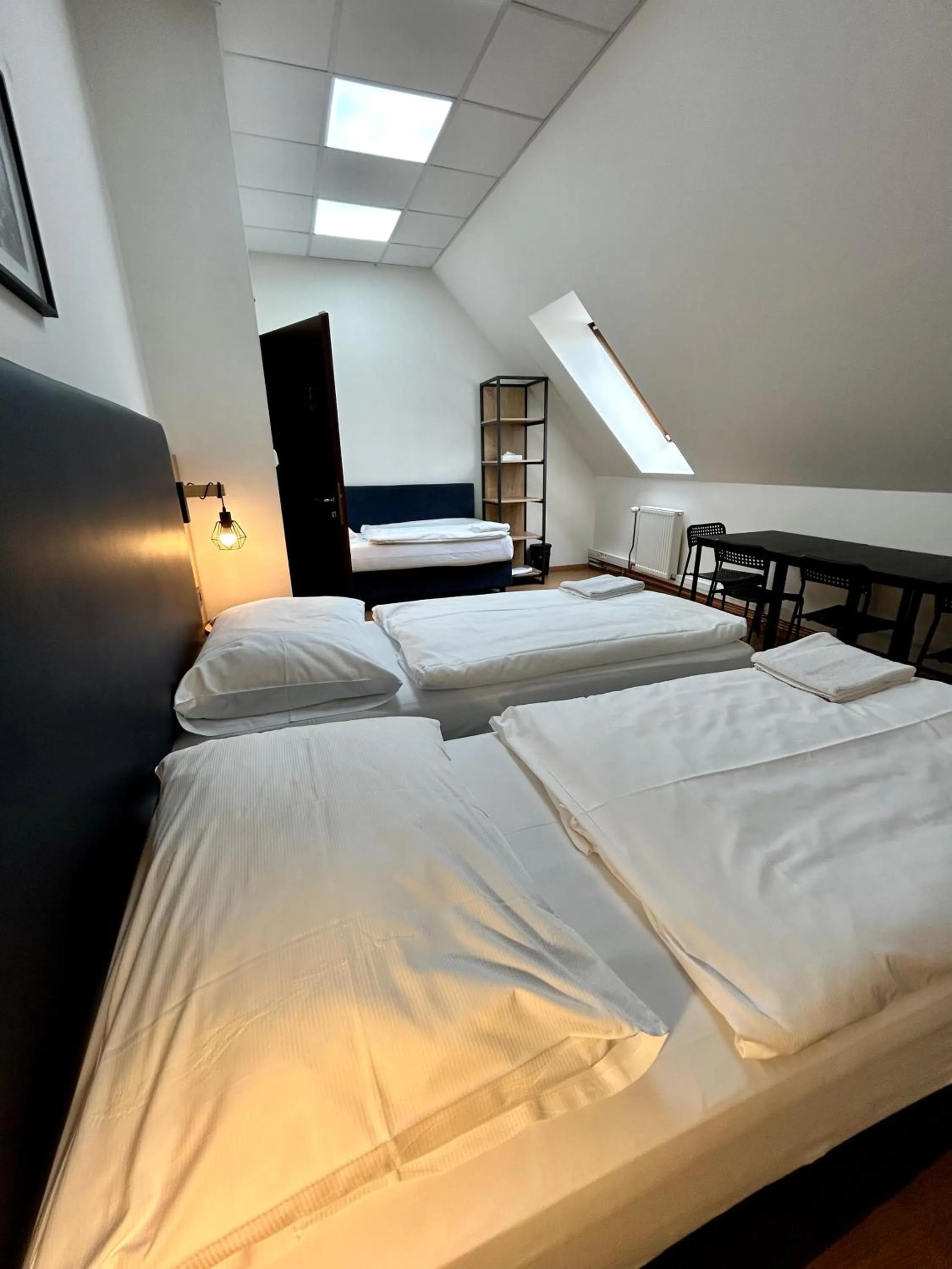 Bed in Powder Tower Suites