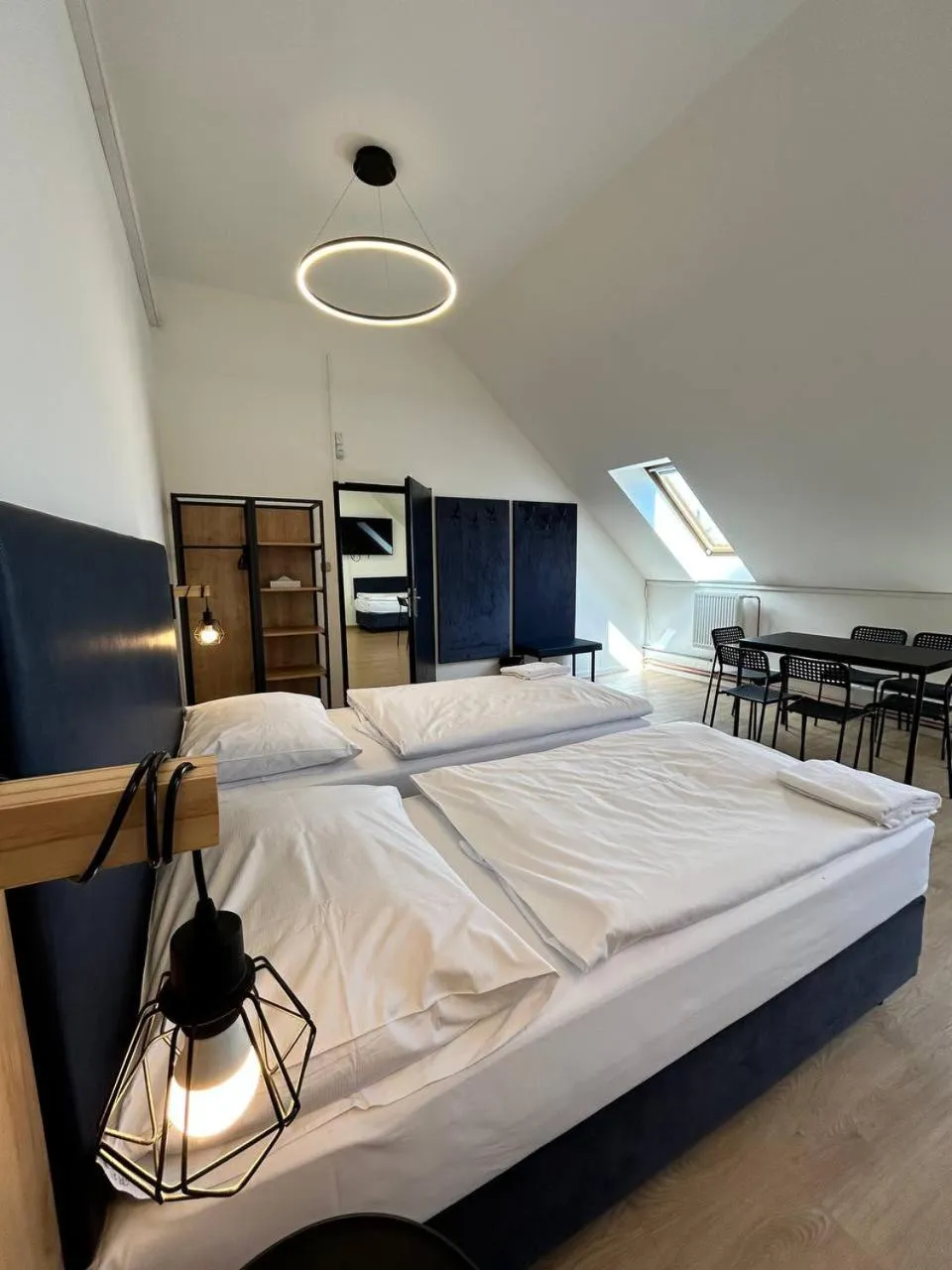 Bed in Powder Tower Suites