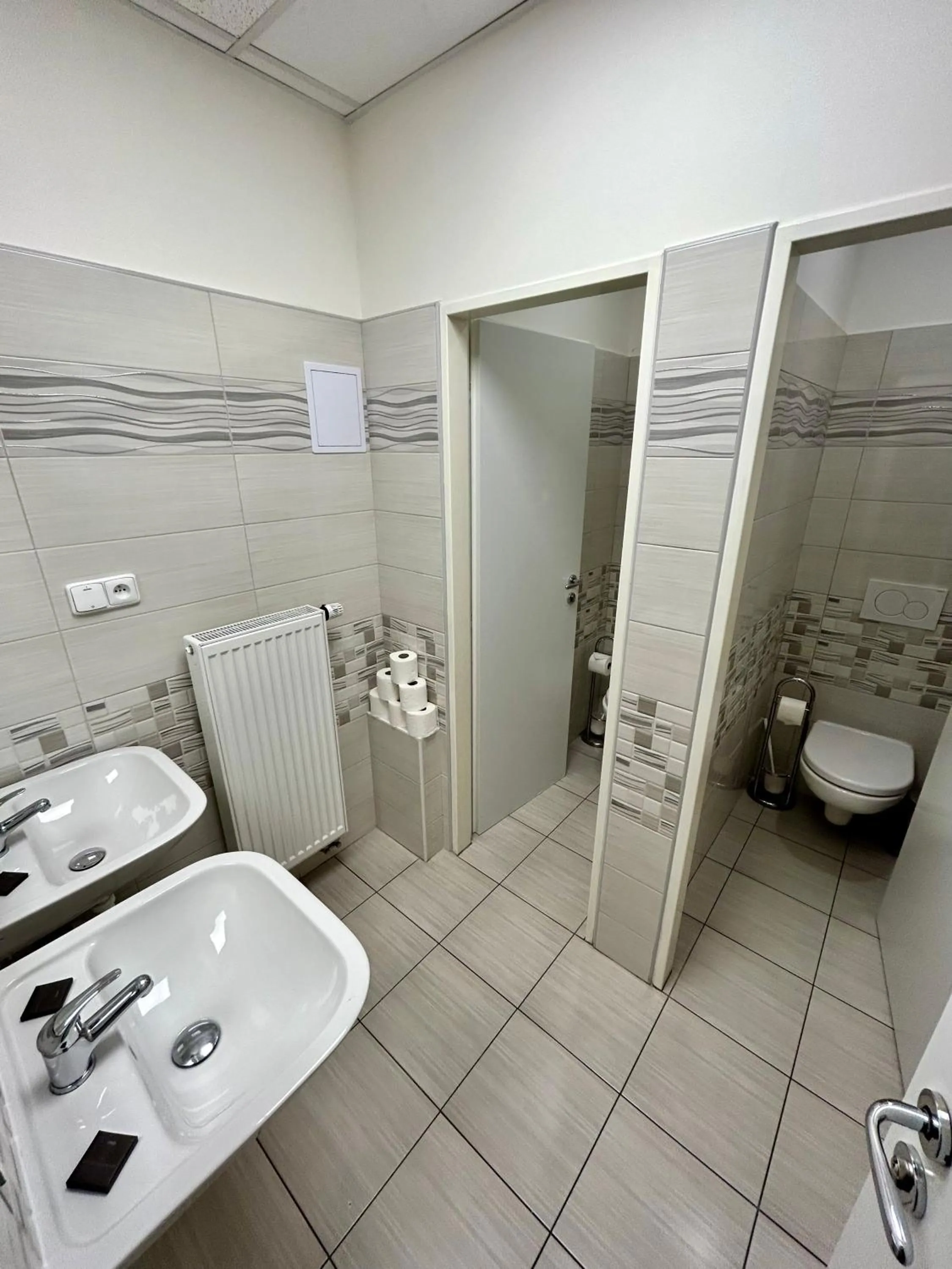 Toilet in Powder Tower Suites