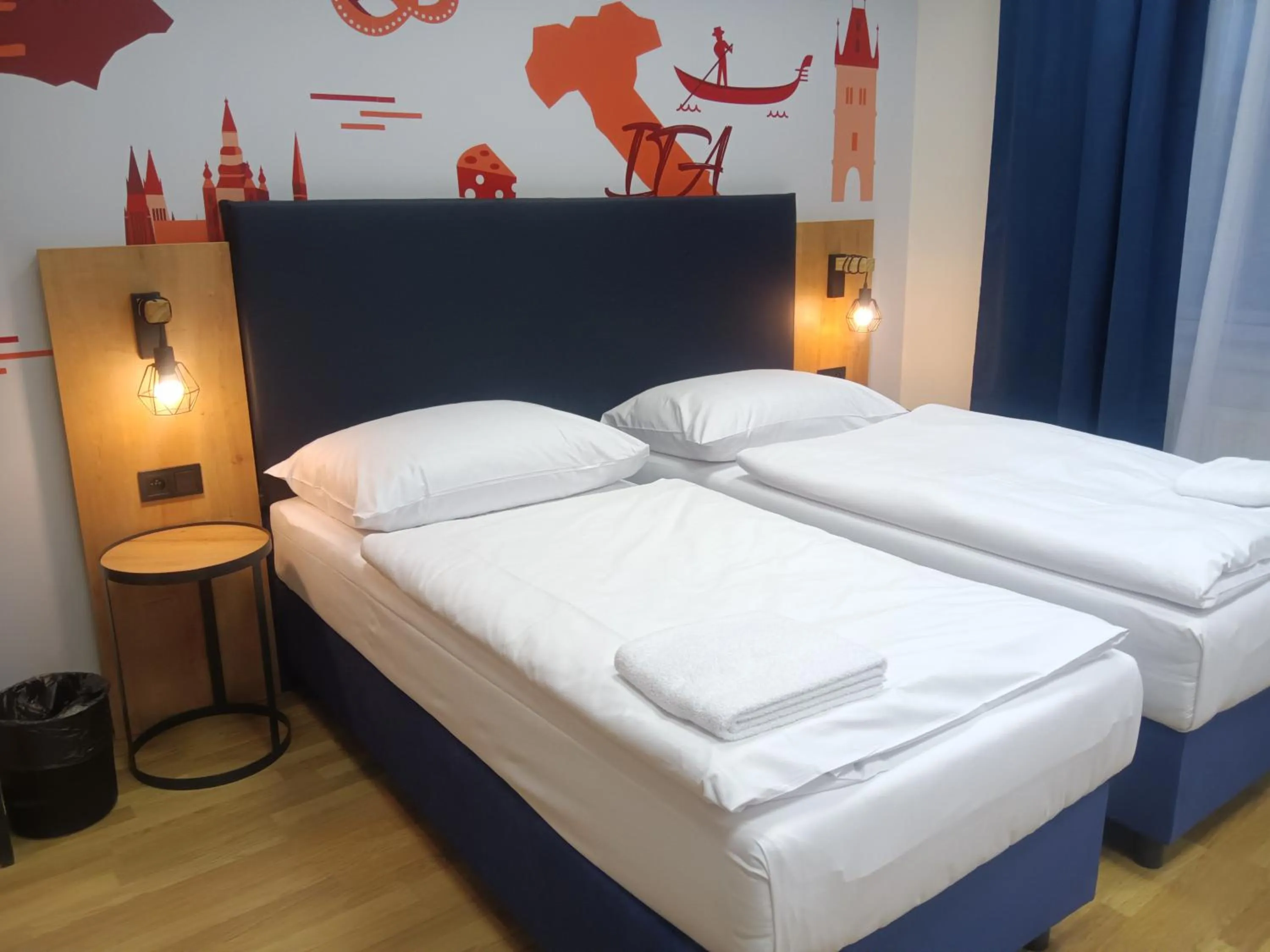 Bed in Powder Tower Suites