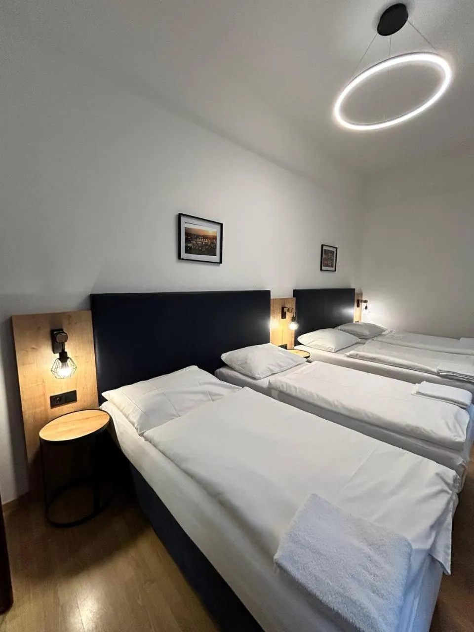 Bed in Powder Tower Suites