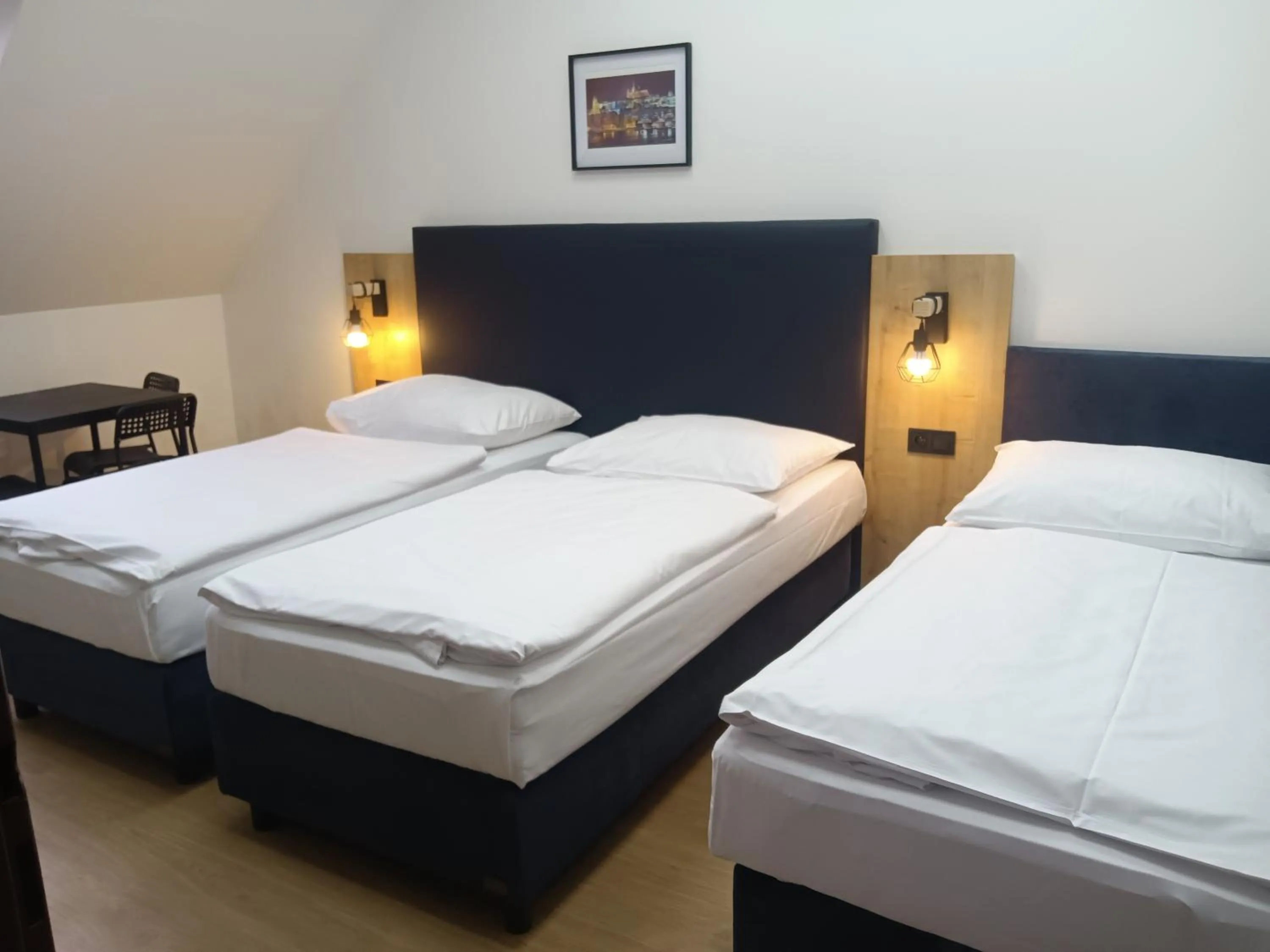 Bed in Powder Tower Suites