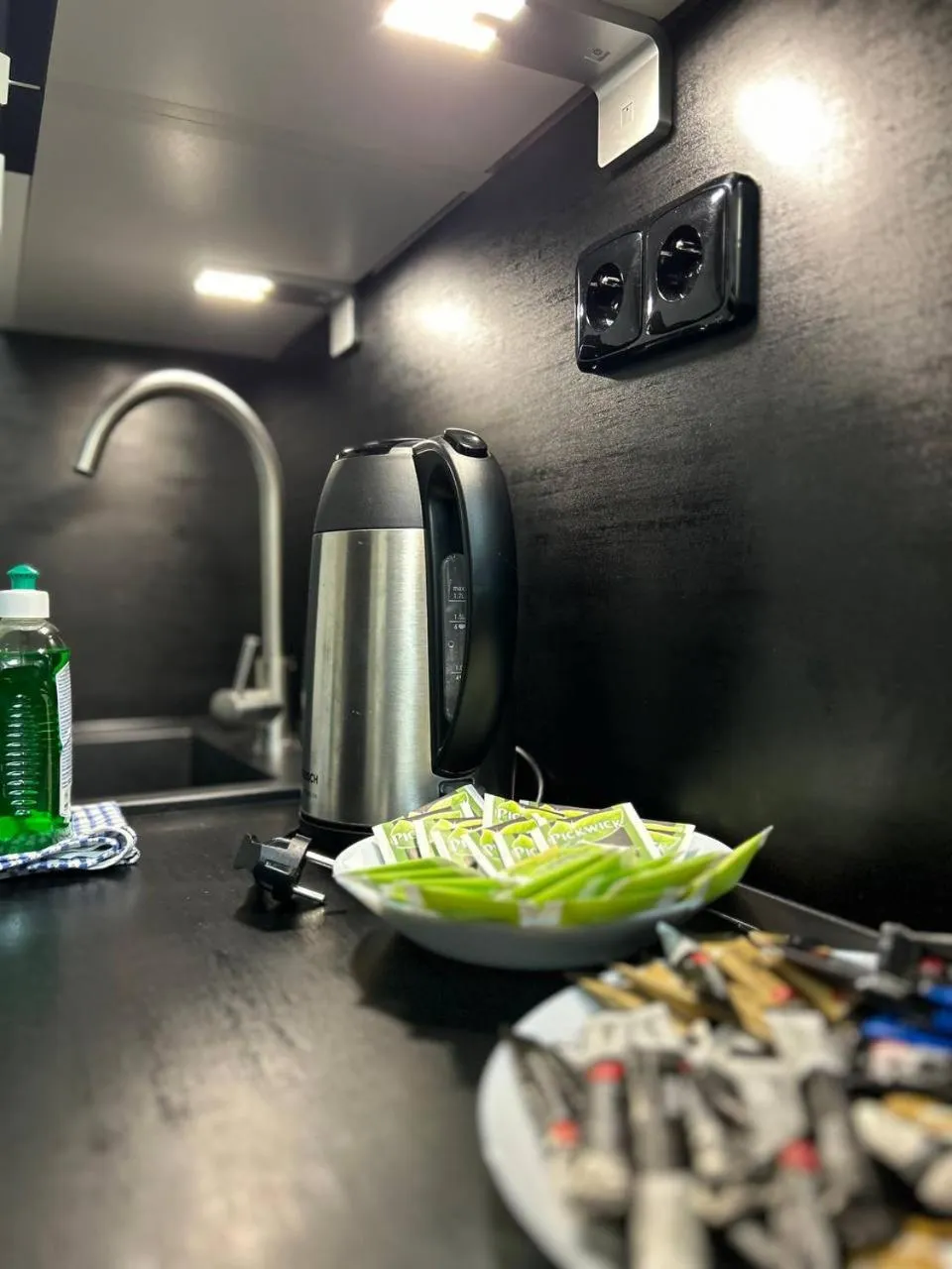 Drinks in Powder Tower Suites