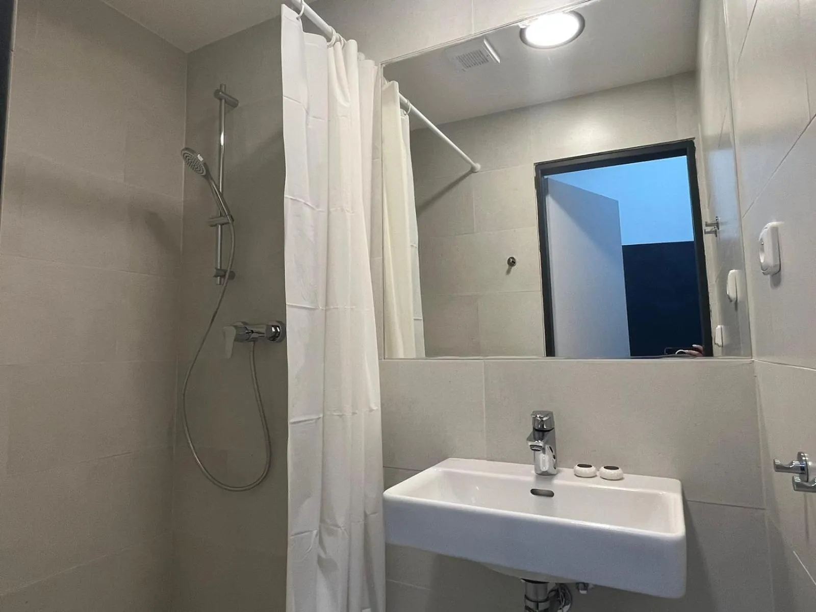 Shower in Powder Tower Suites