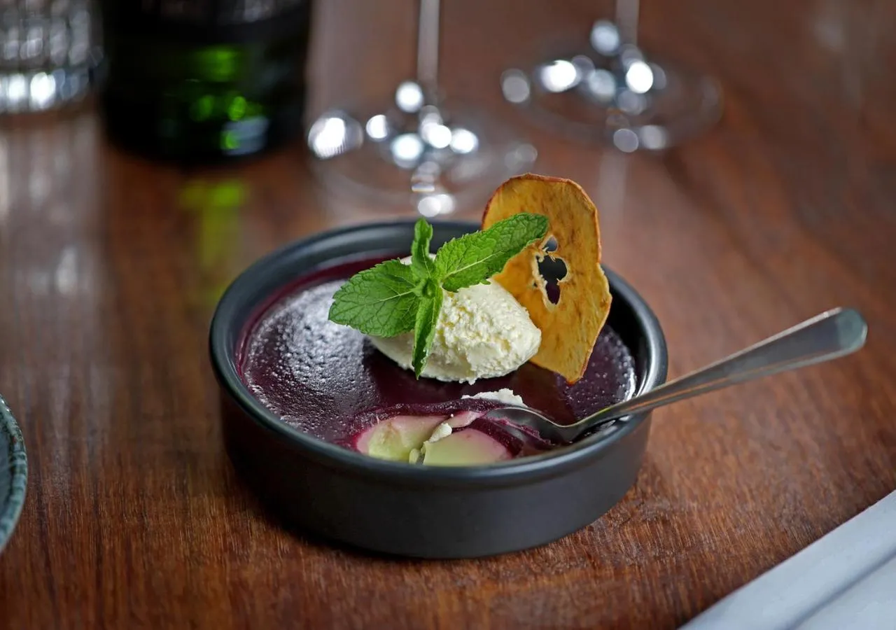 Food close-up in Queens Hotel Cheltenham