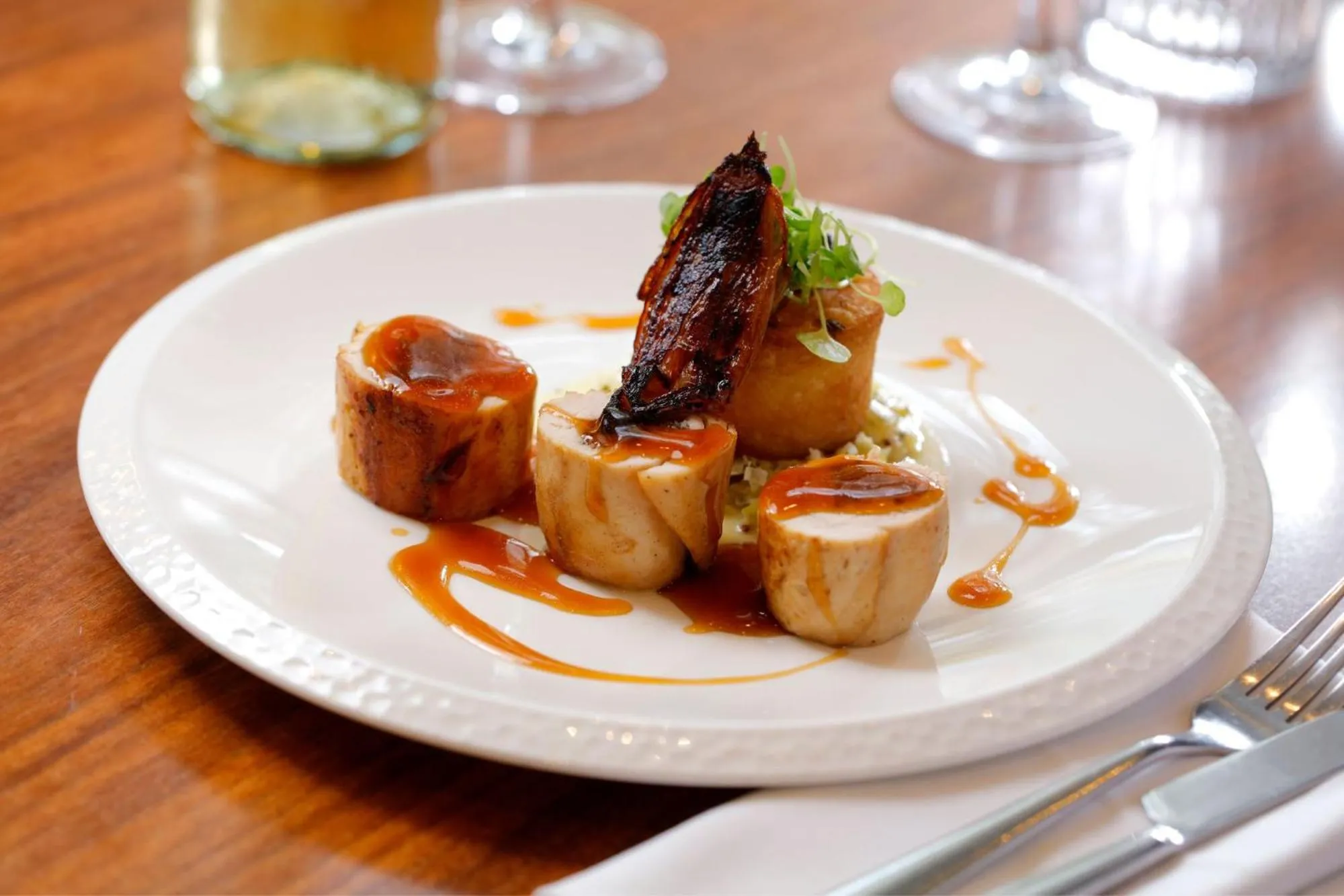 Food close-up in Queens Hotel Cheltenham