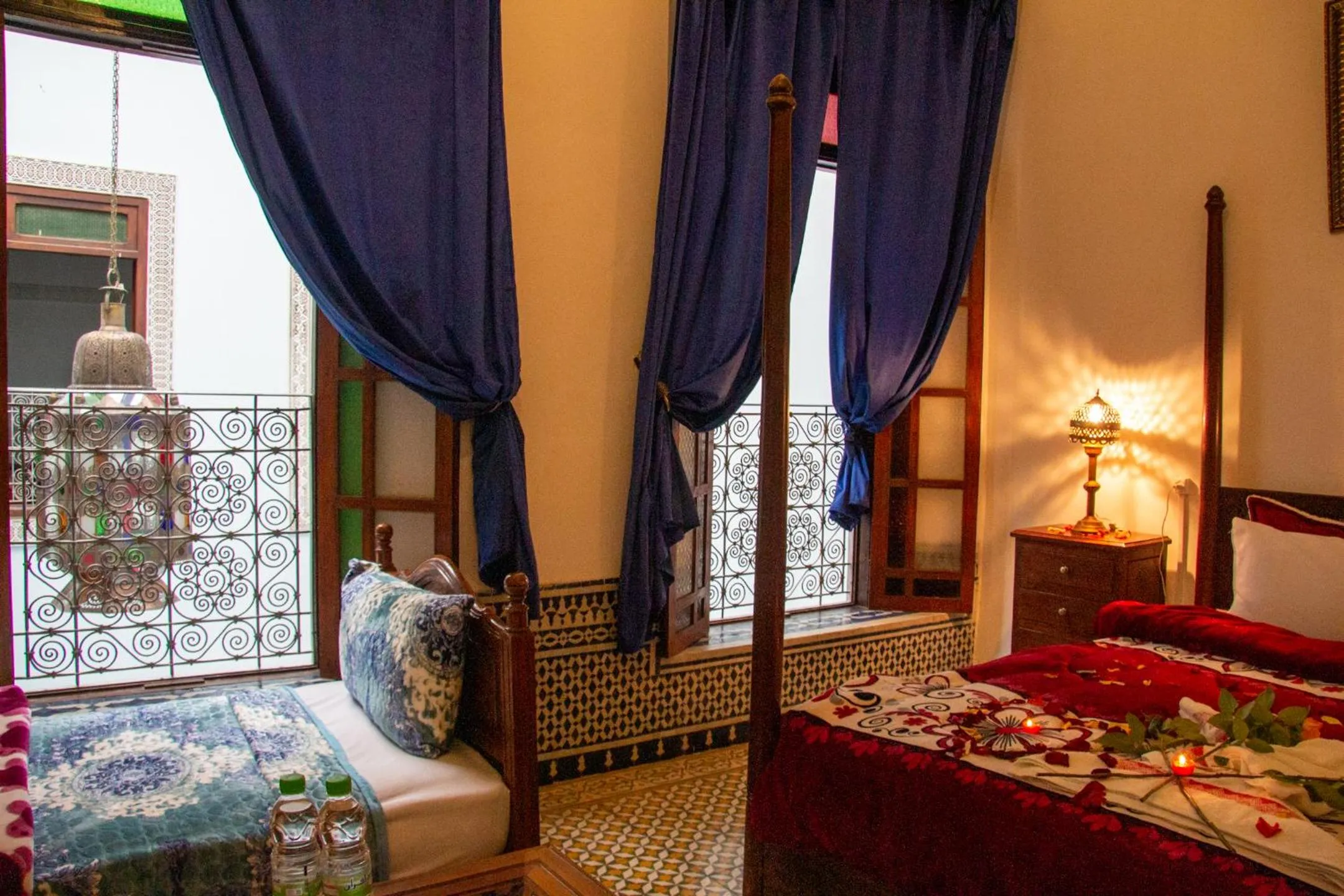 View (from property/room), Bed in Riad Baba