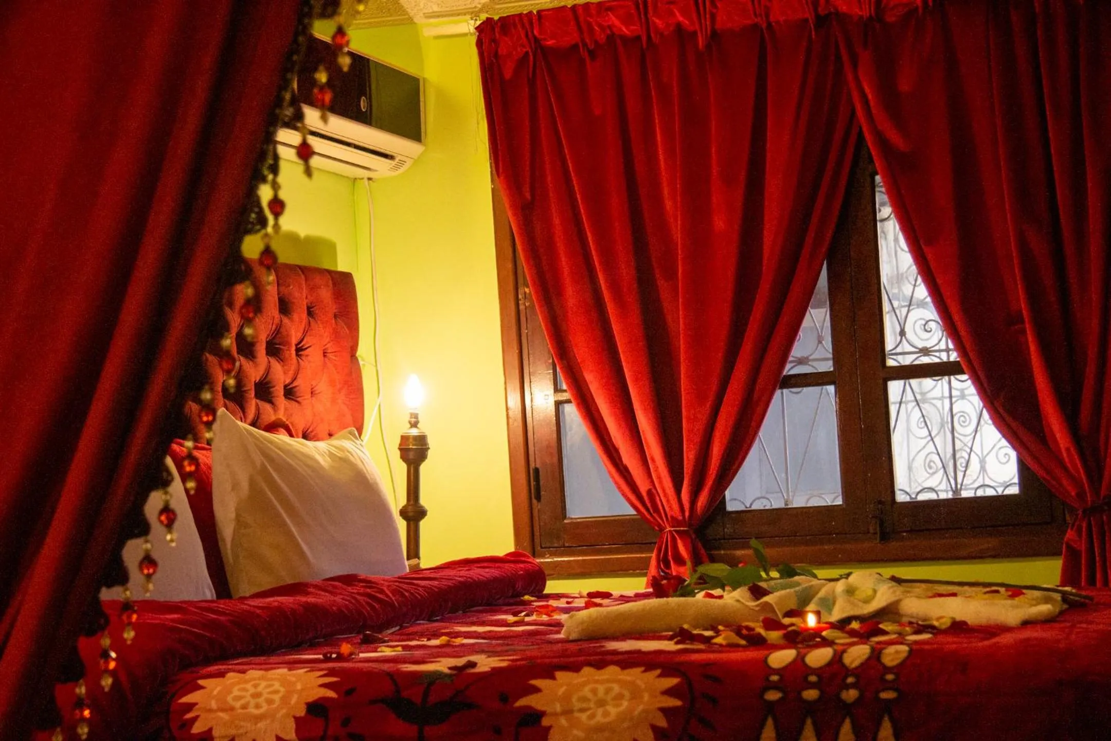 Bed in Riad Baba
