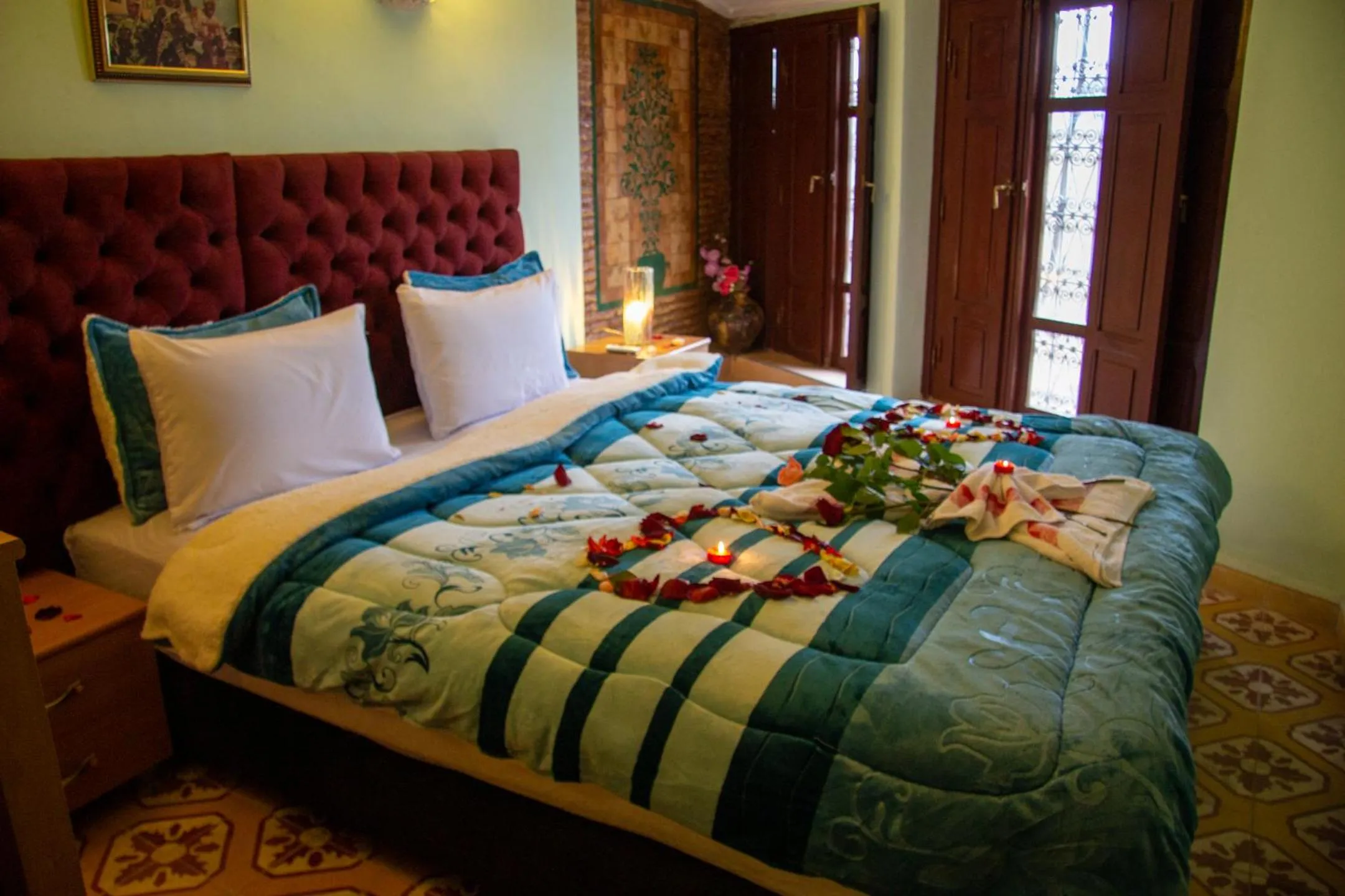 Bedroom, Bed in Riad Baba