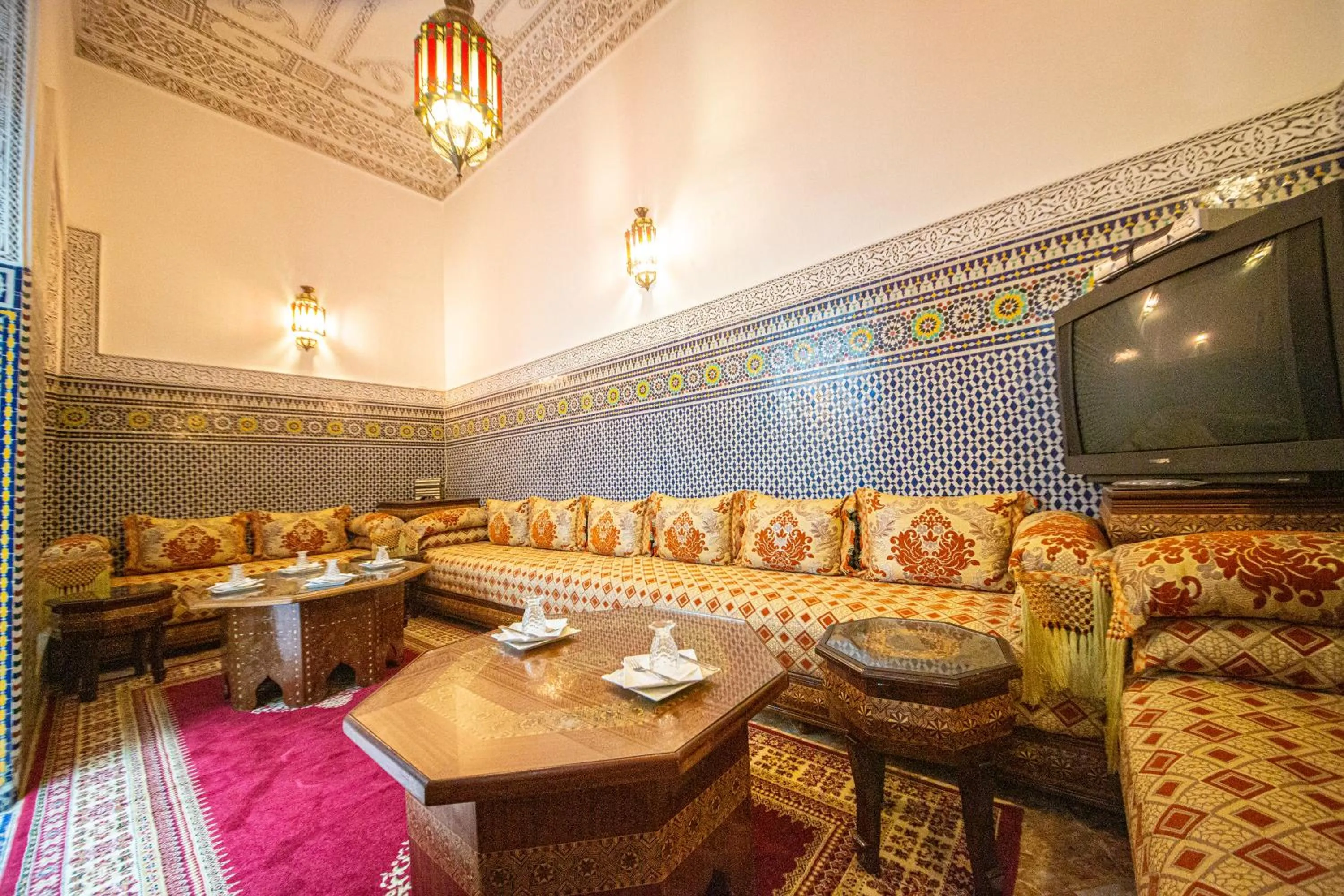 Living room in Riad Baba