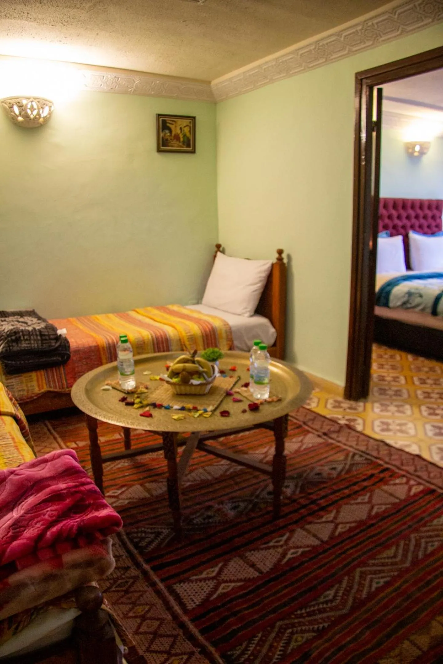 Bed in Riad Baba
