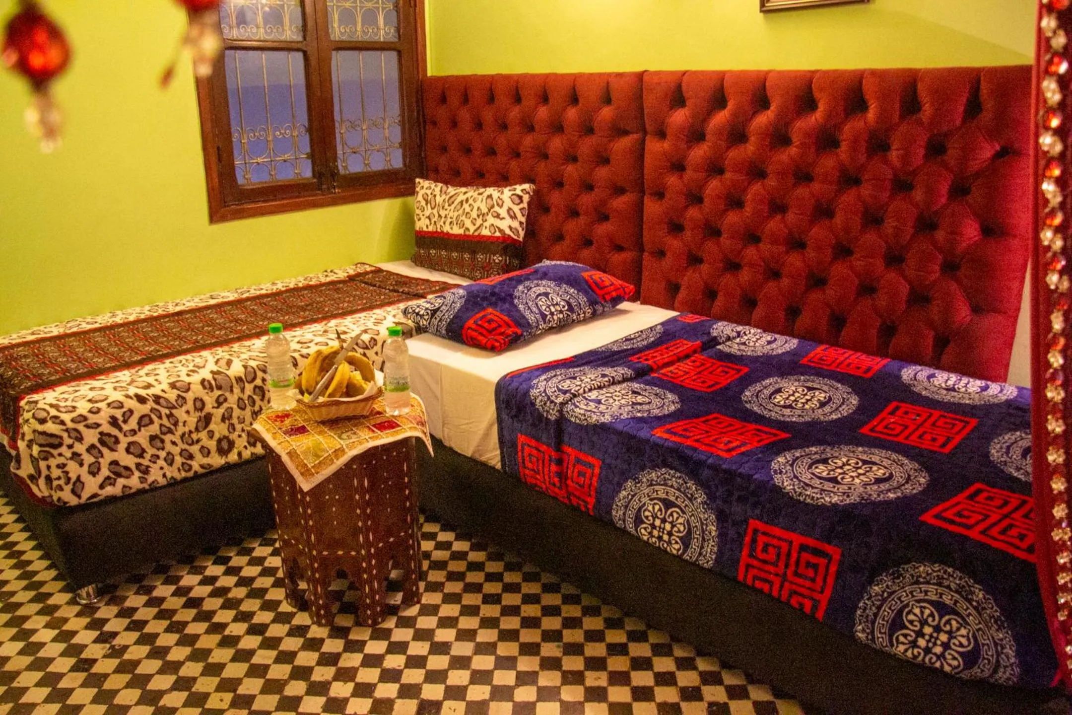 Bed in Riad Baba