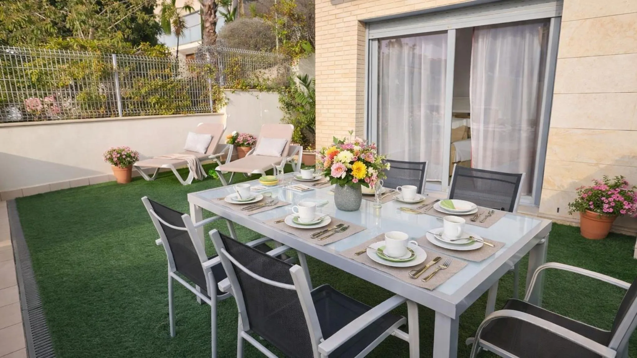Spring in Modern Duplex in Sitges with Private Parking, Sea Views & Terrace