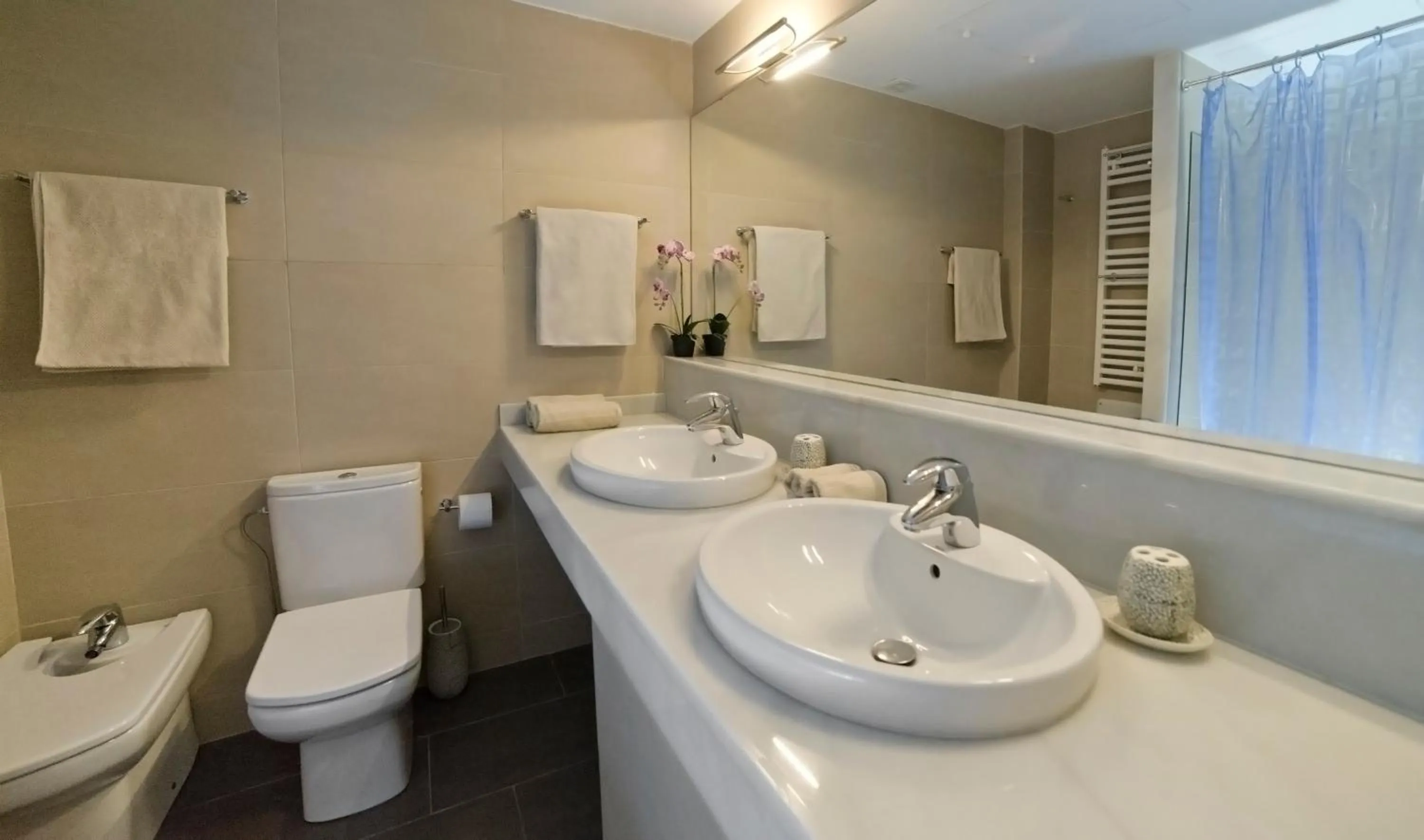 Bathroom in Modern Duplex in Sitges with Private Parking, Sea Views & Terrace