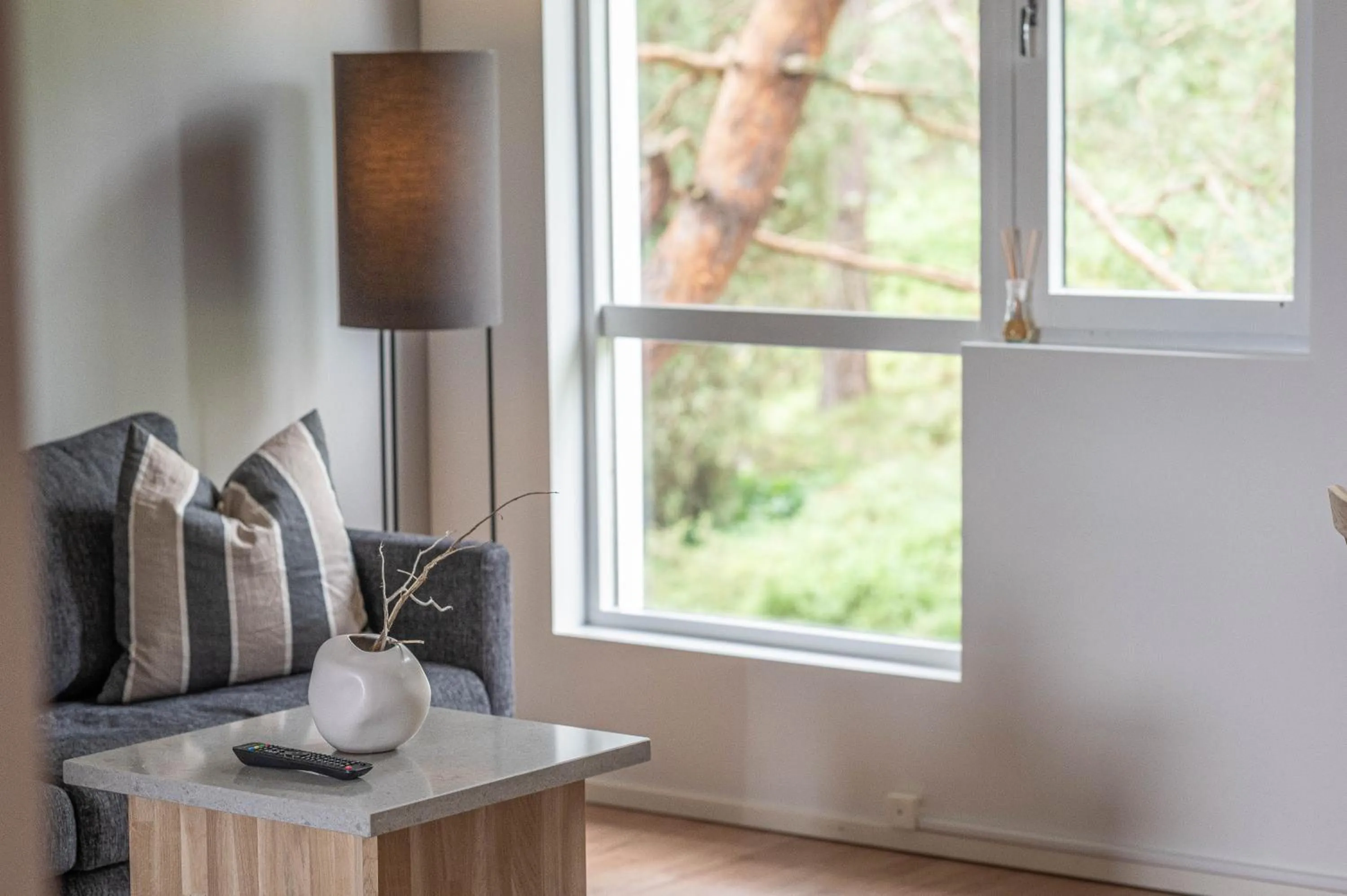 Living room in Tjörnbro Arena