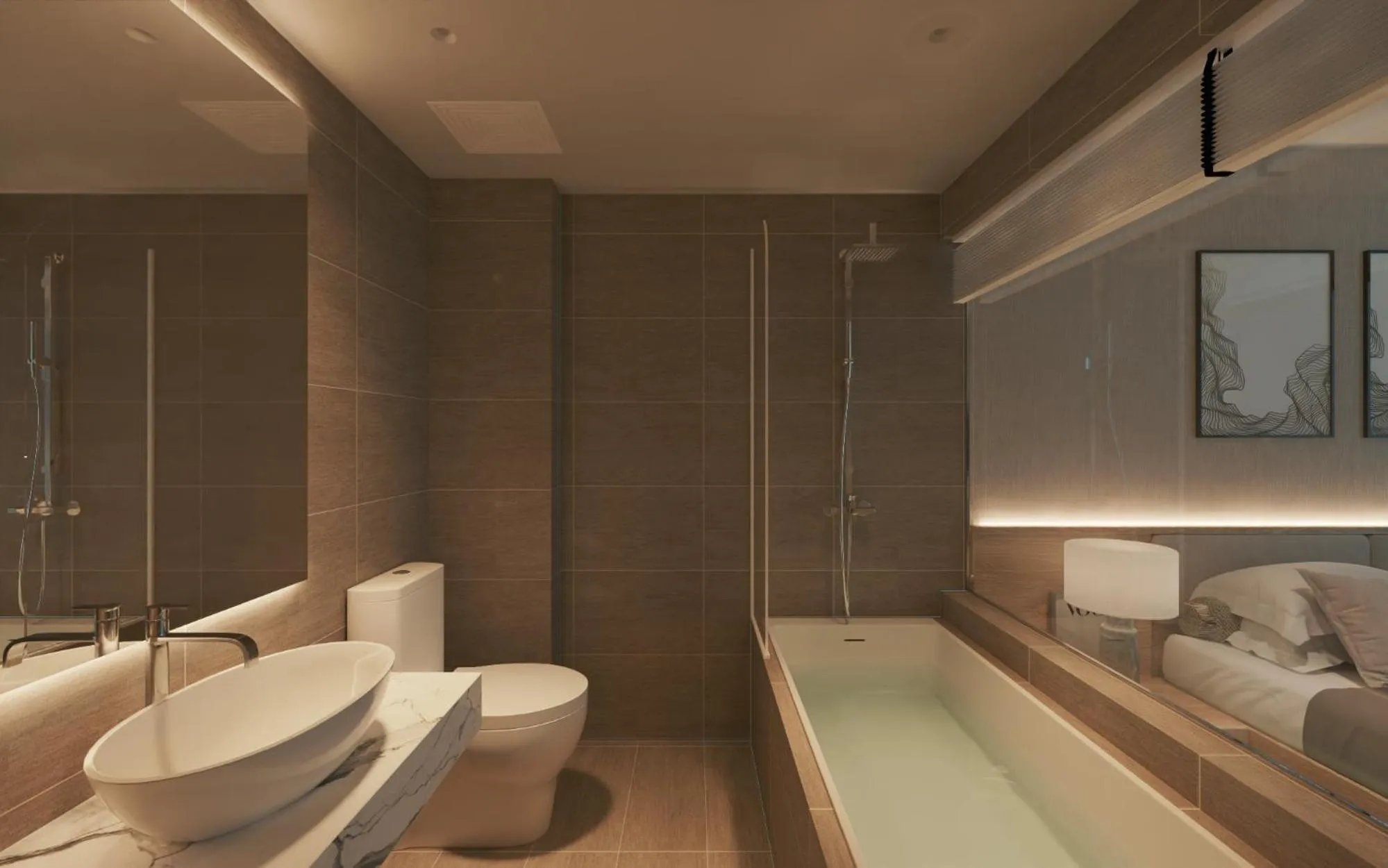 Shower in Fukurai Boutique Apartments Ha Noi