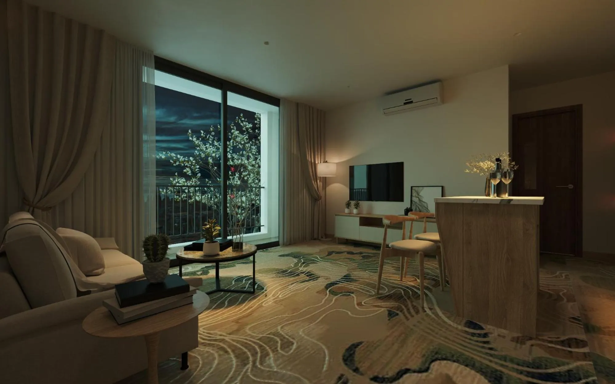 TV and multimedia in Fukurai Boutique Apartments Ha Noi