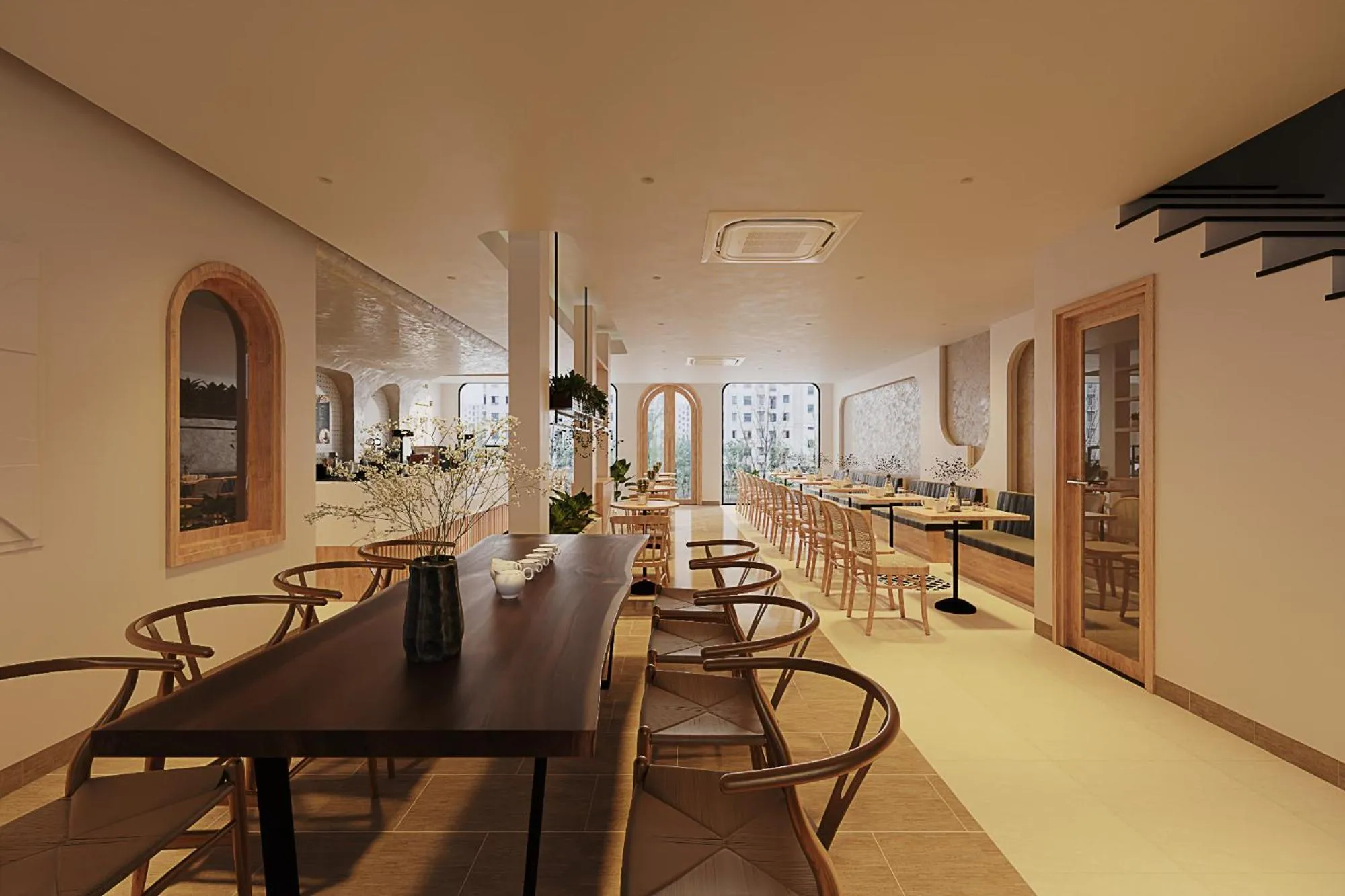 Restaurant/places to eat in Fukurai Boutique Apartments Ha Noi