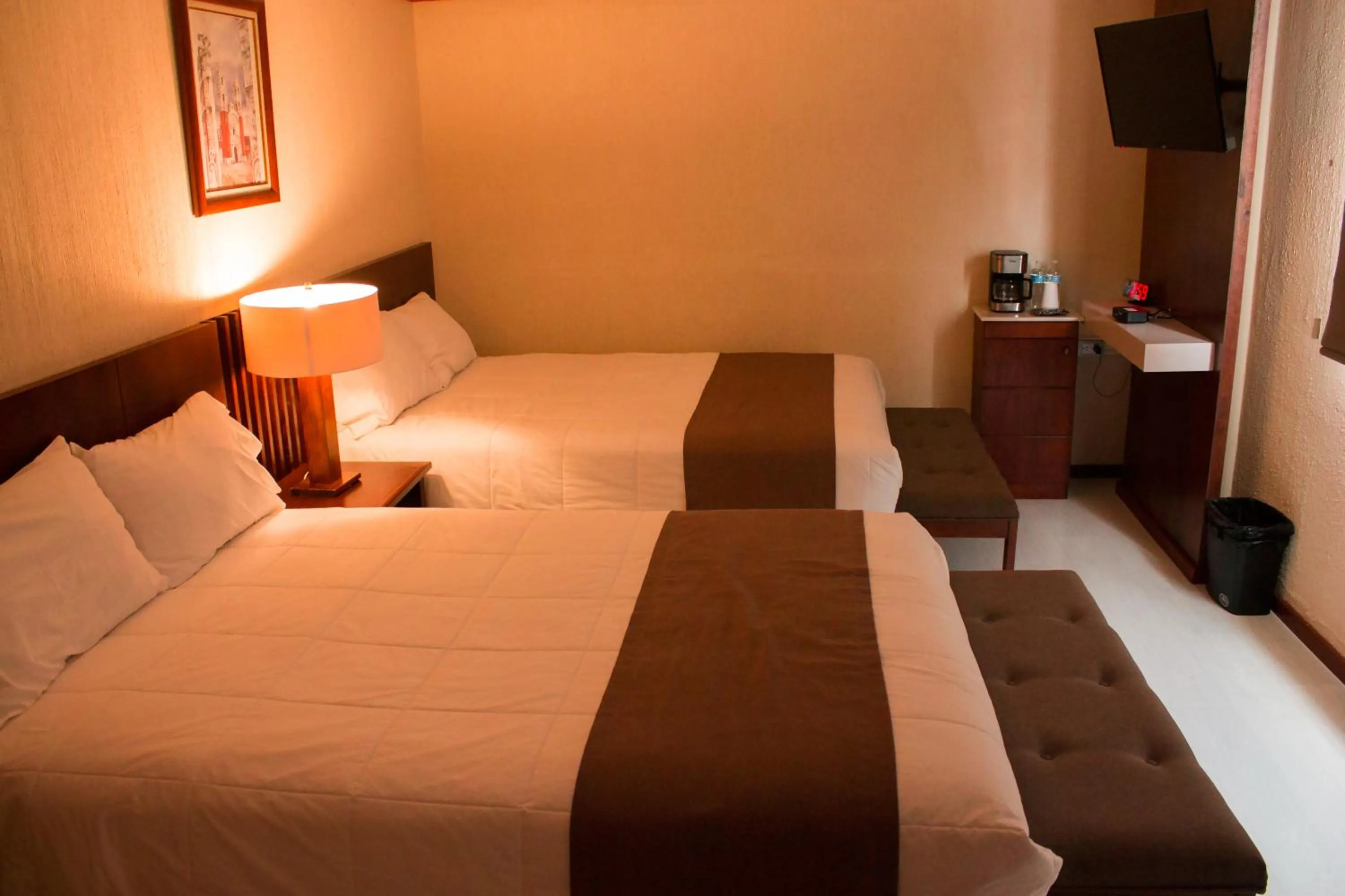 TV and multimedia, Bed in Hotel Tlaxcala