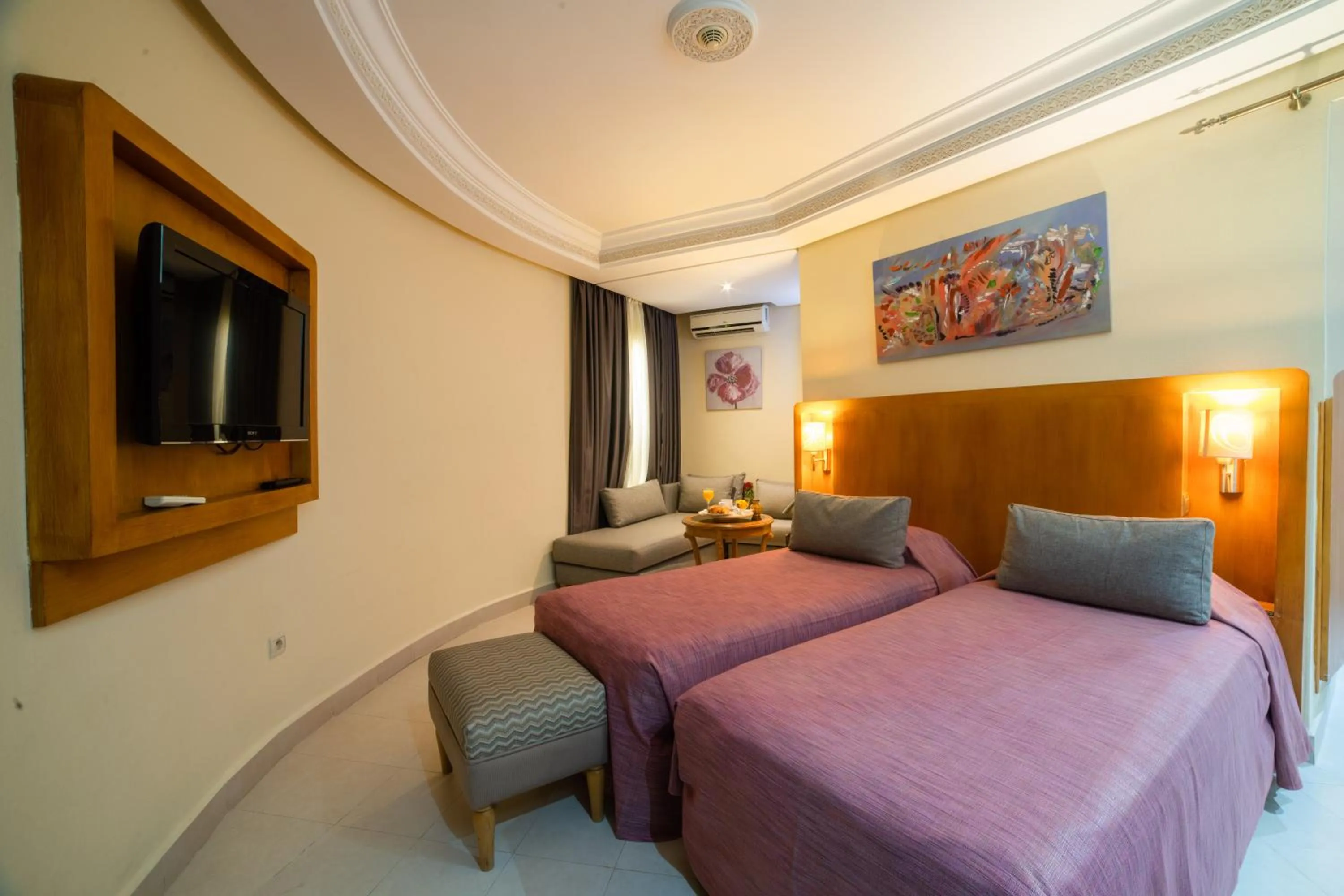 Bed in Hotel Palais Al Bahja