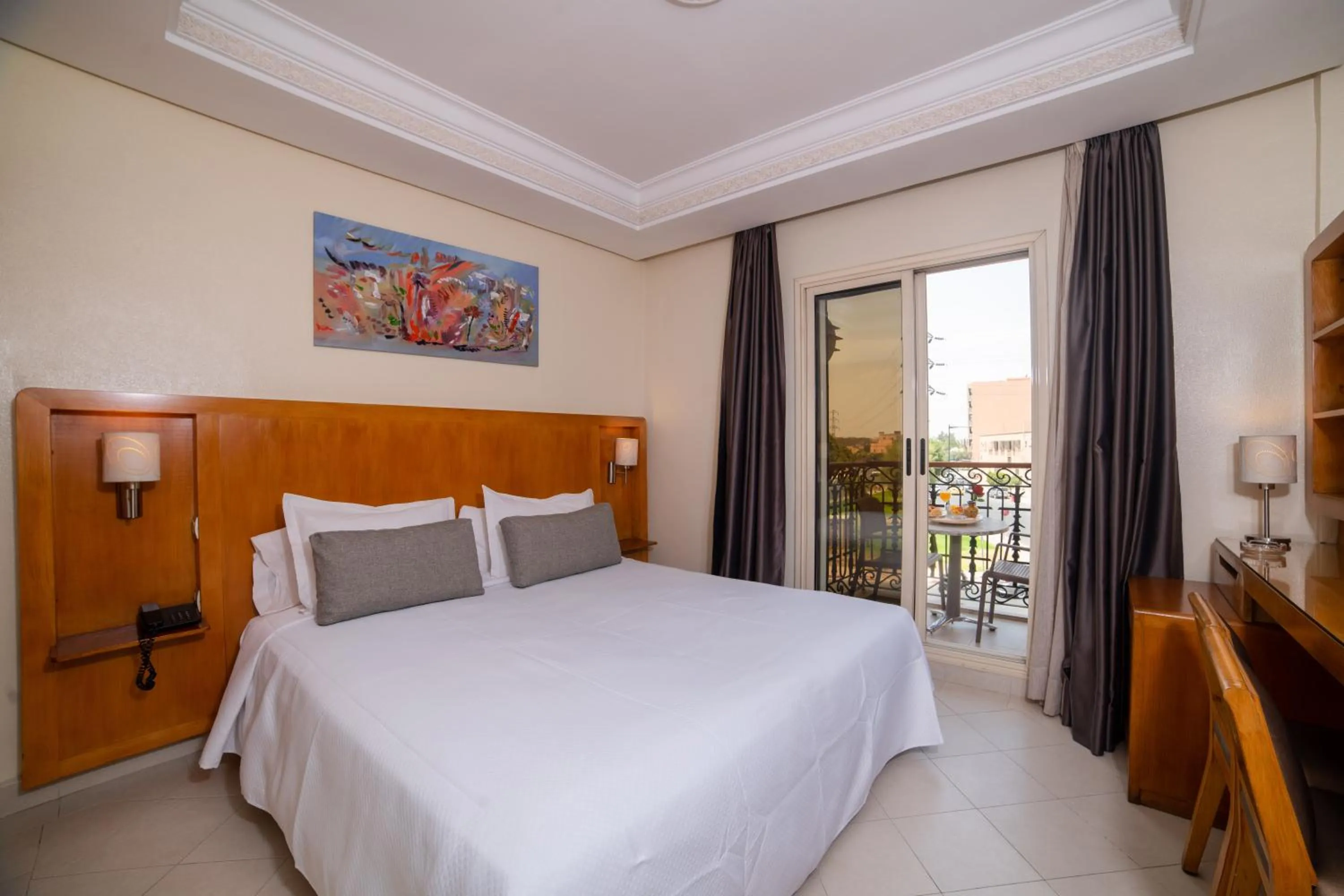 Bed in Hotel Palais Al Bahja