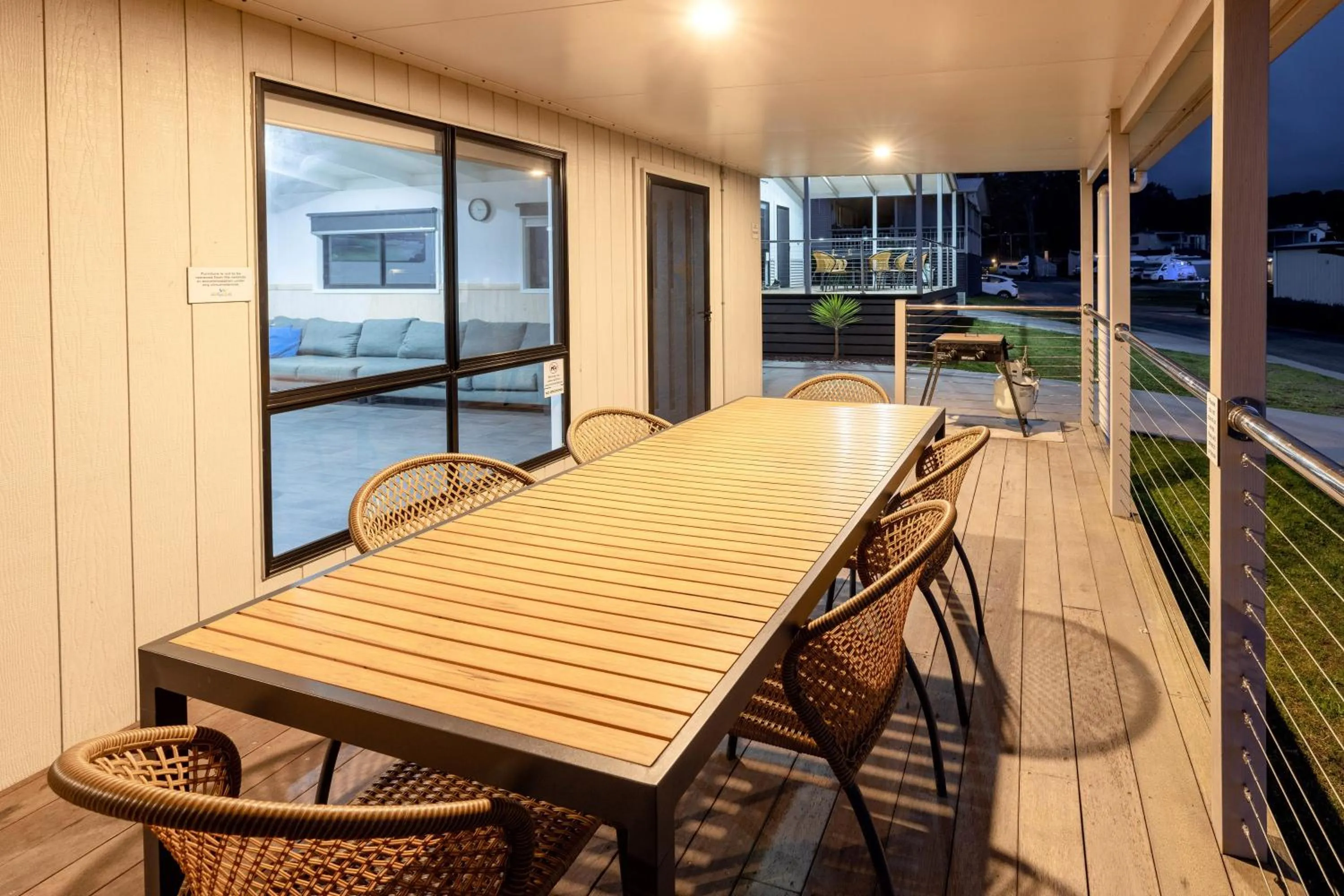 Balcony/Terrace in BIG4 Wallaga Lake Holiday Park