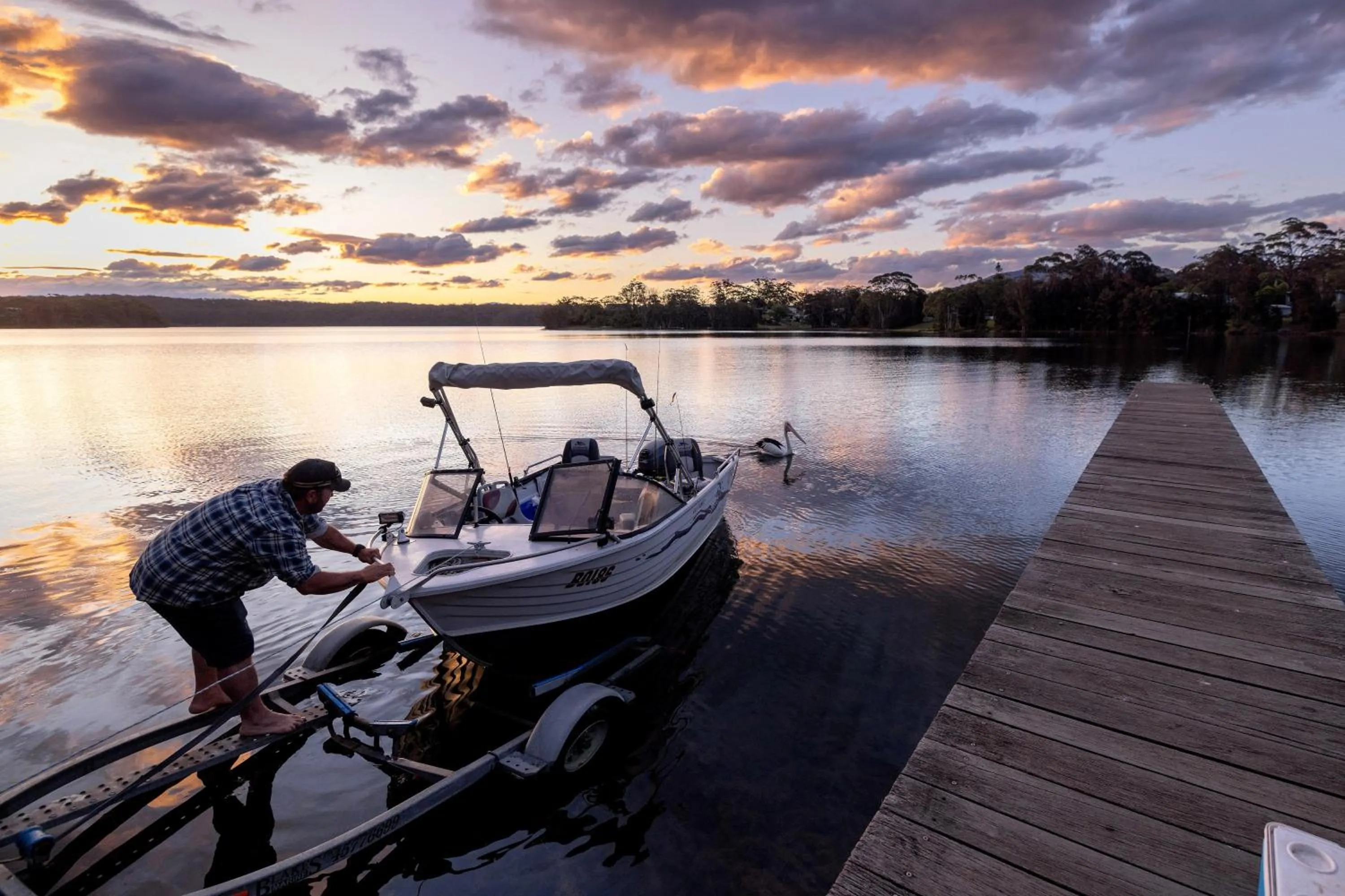 Natural landscape in BIG4 Wallaga Lake Holiday Park