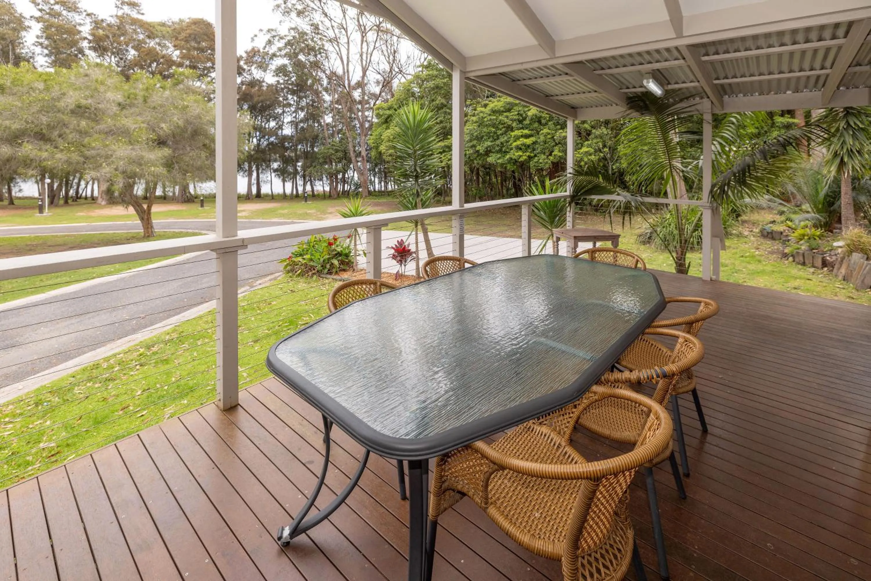 Balcony/Terrace in BIG4 Wallaga Lake Holiday Park