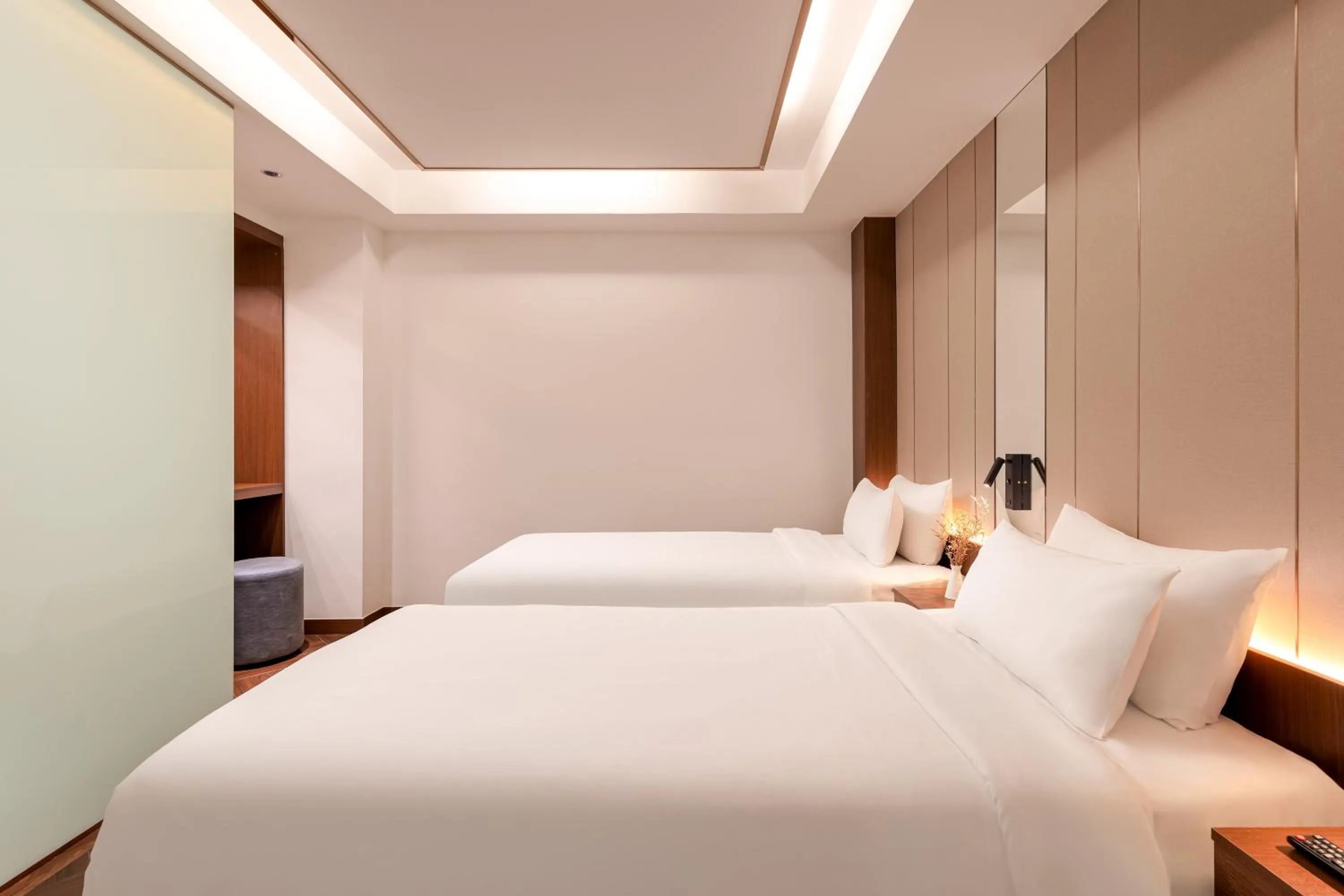 Bed in Riverside Hotel