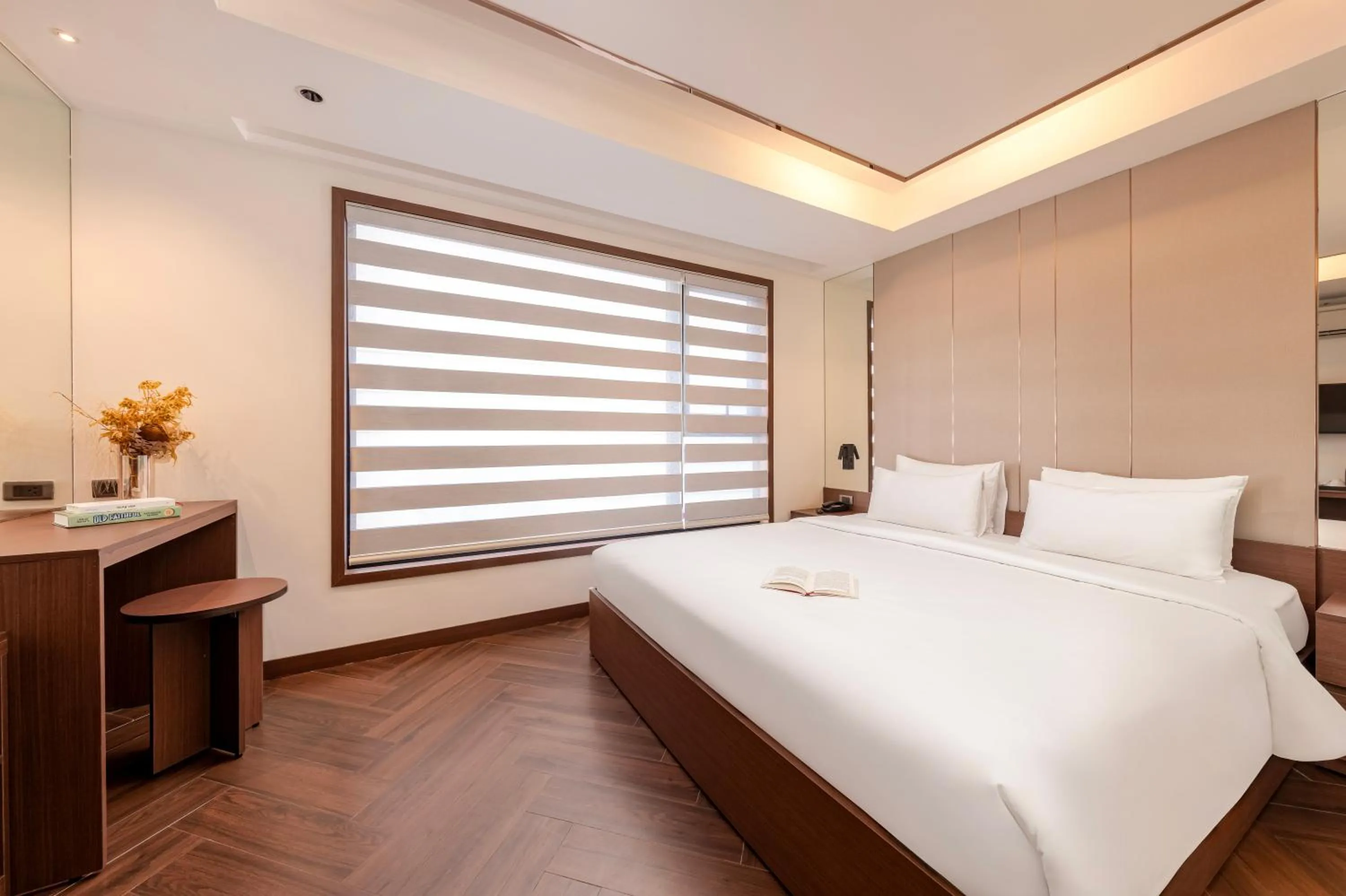 Bed in Riverside Hotel