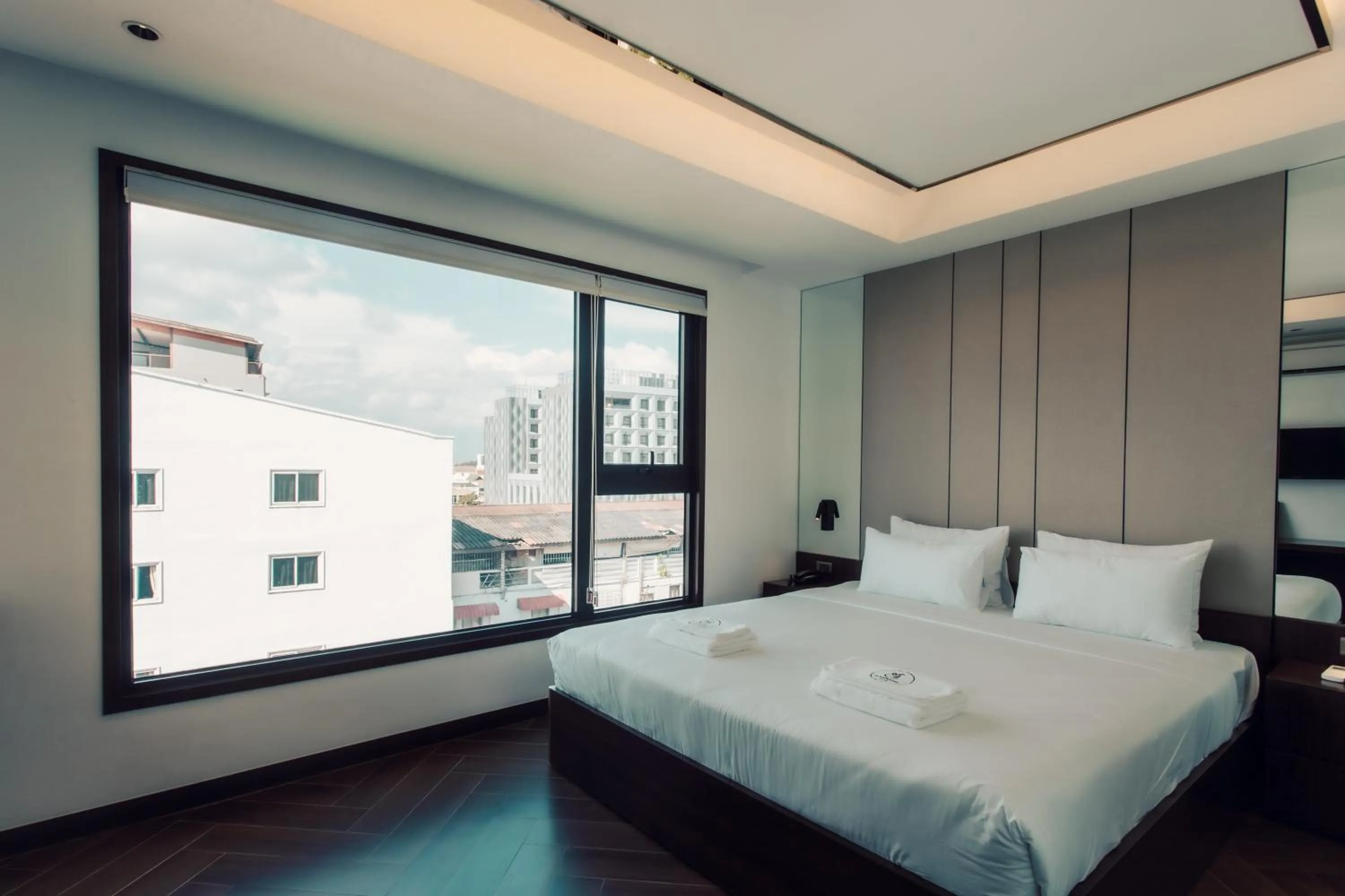 Bed in Riverside Hotel