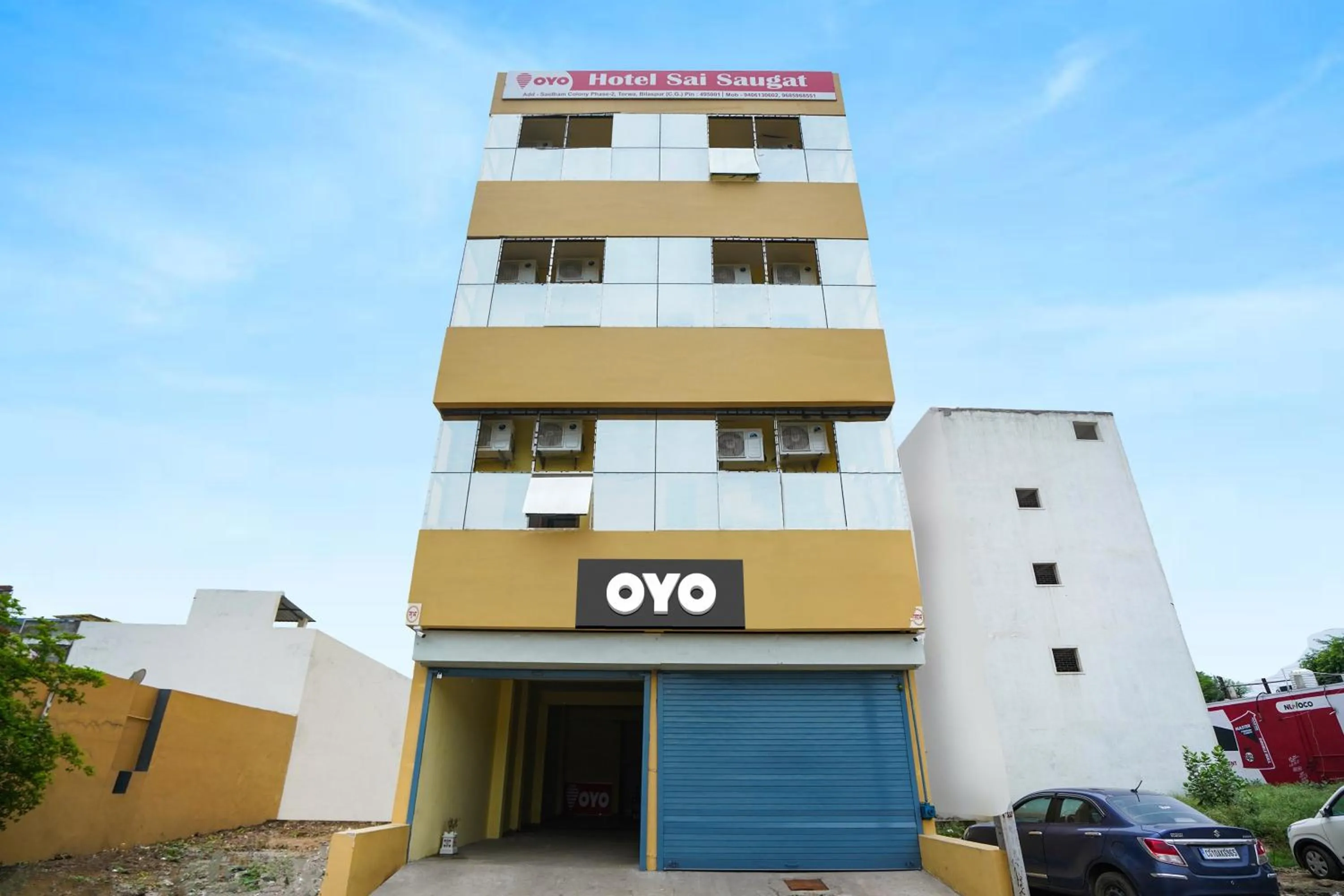 Facade/entrance in Hotel O Sai Saugat