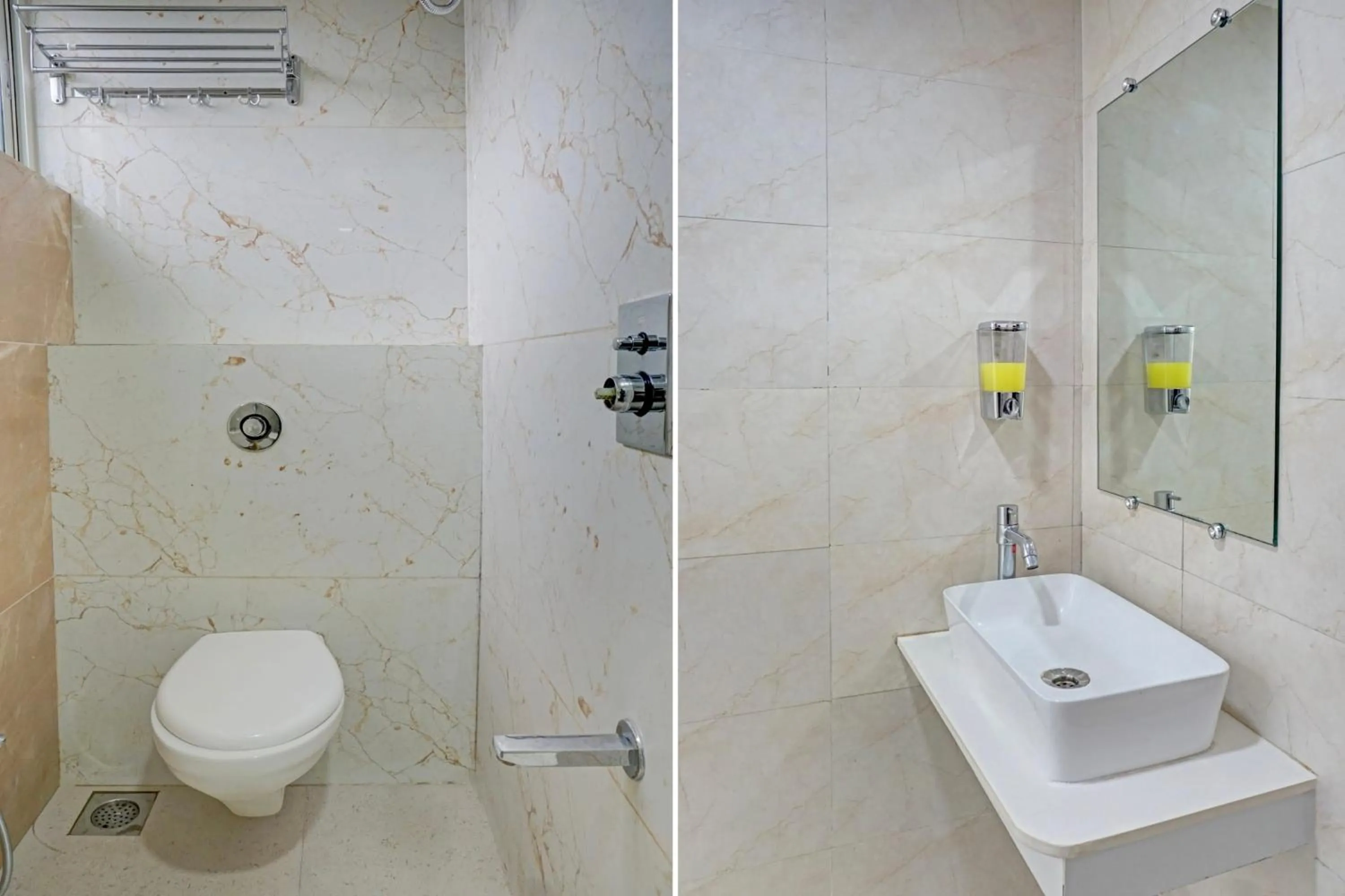 Bathroom in Hotel O Happy Homely Stay