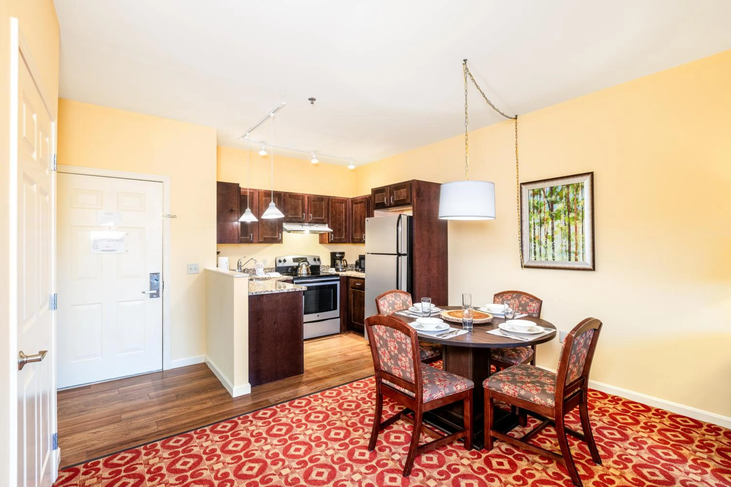 Dining area in Berkshire Mountain Lodge