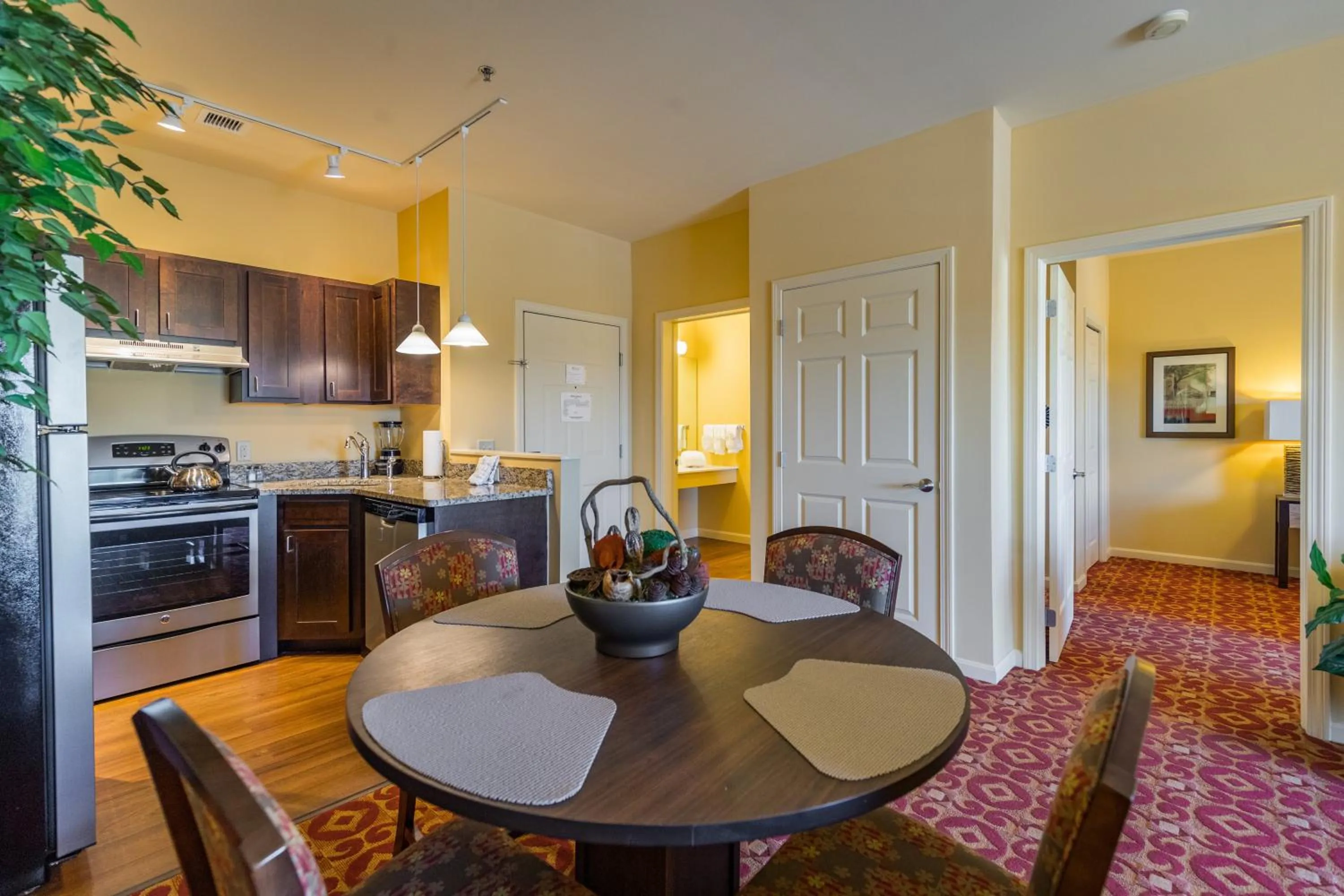 Living room in Berkshire Mountain Lodge