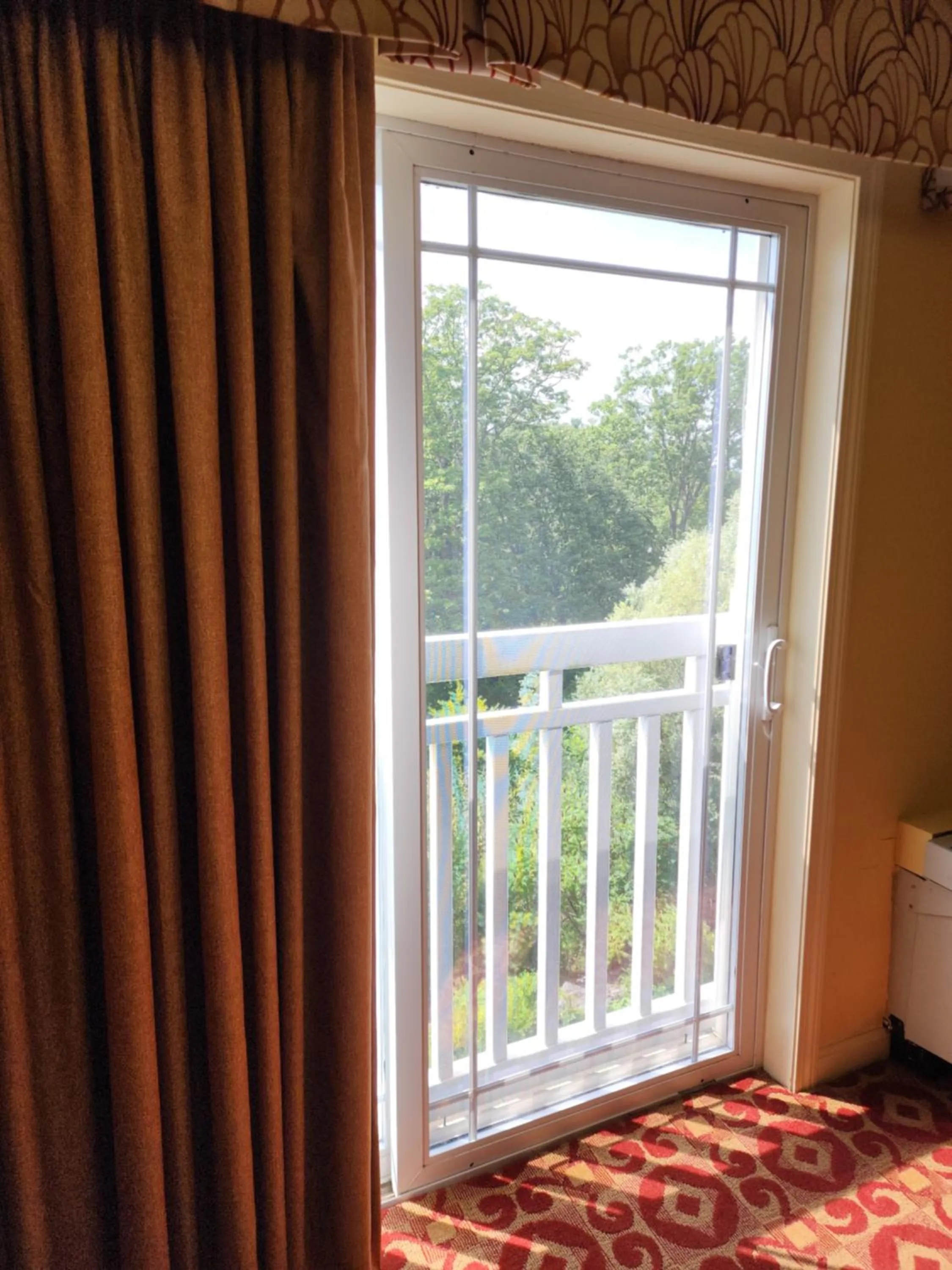 View (from property/room), Bed in Berkshire Mountain Lodge