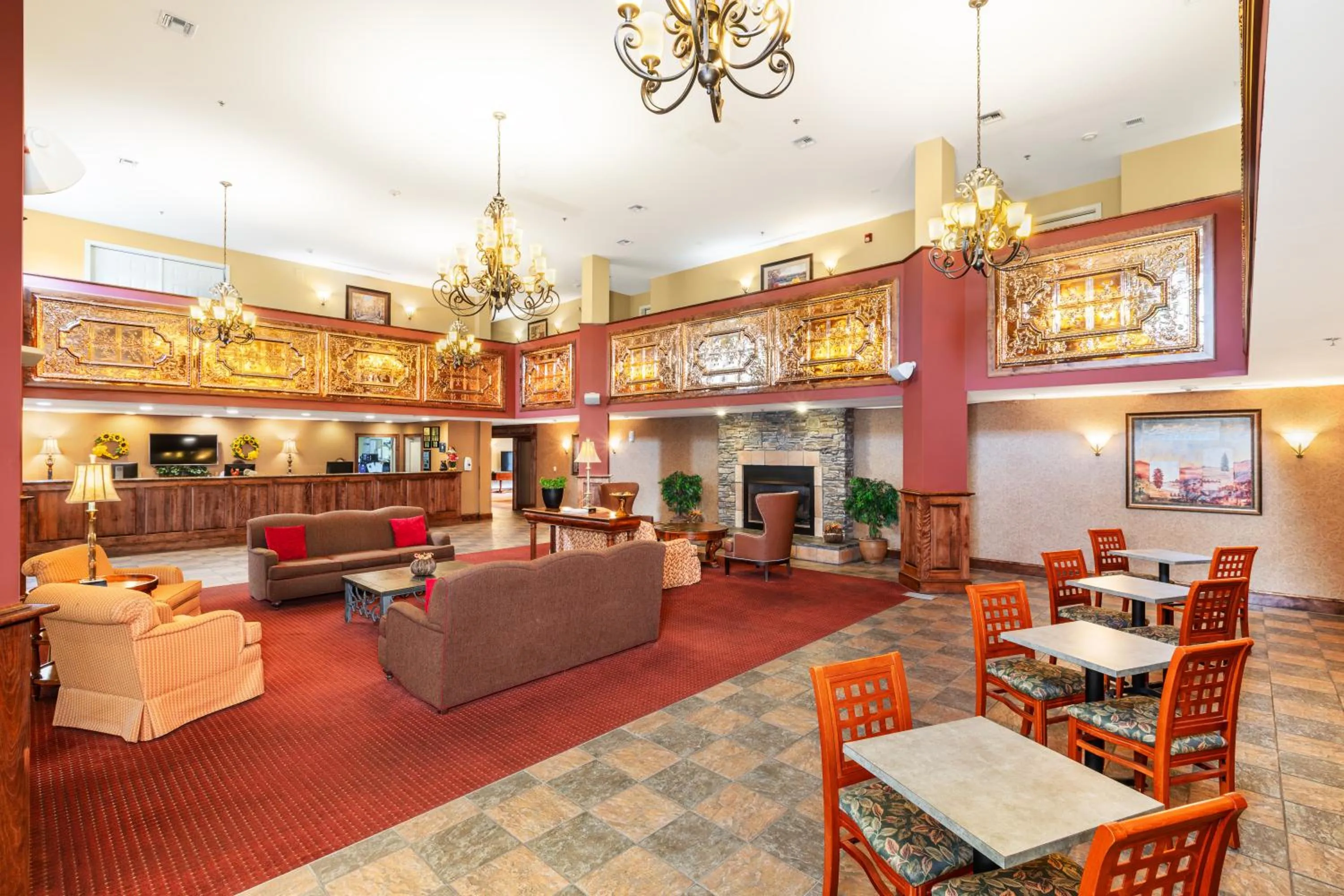 Lobby or reception in Berkshire Mountain Lodge