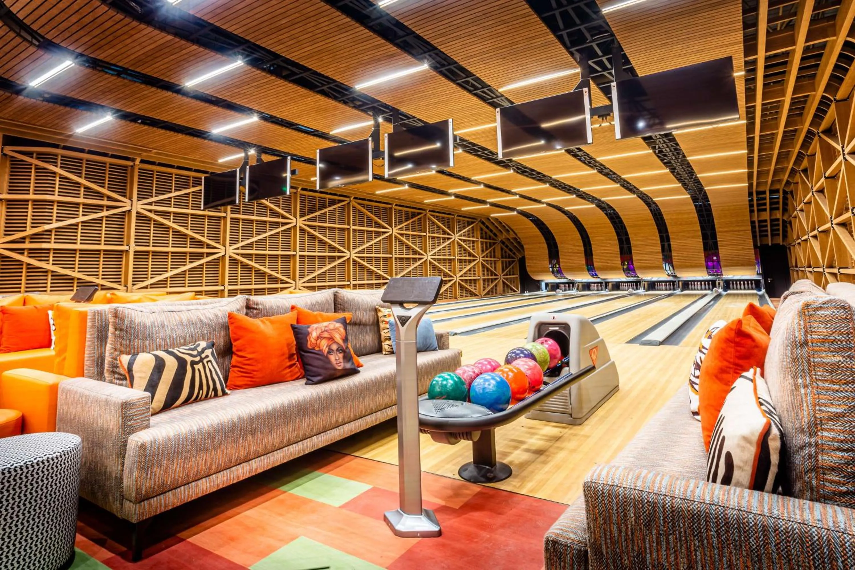 Bowling in Nofa Riyadh, A Radisson Collection Resort