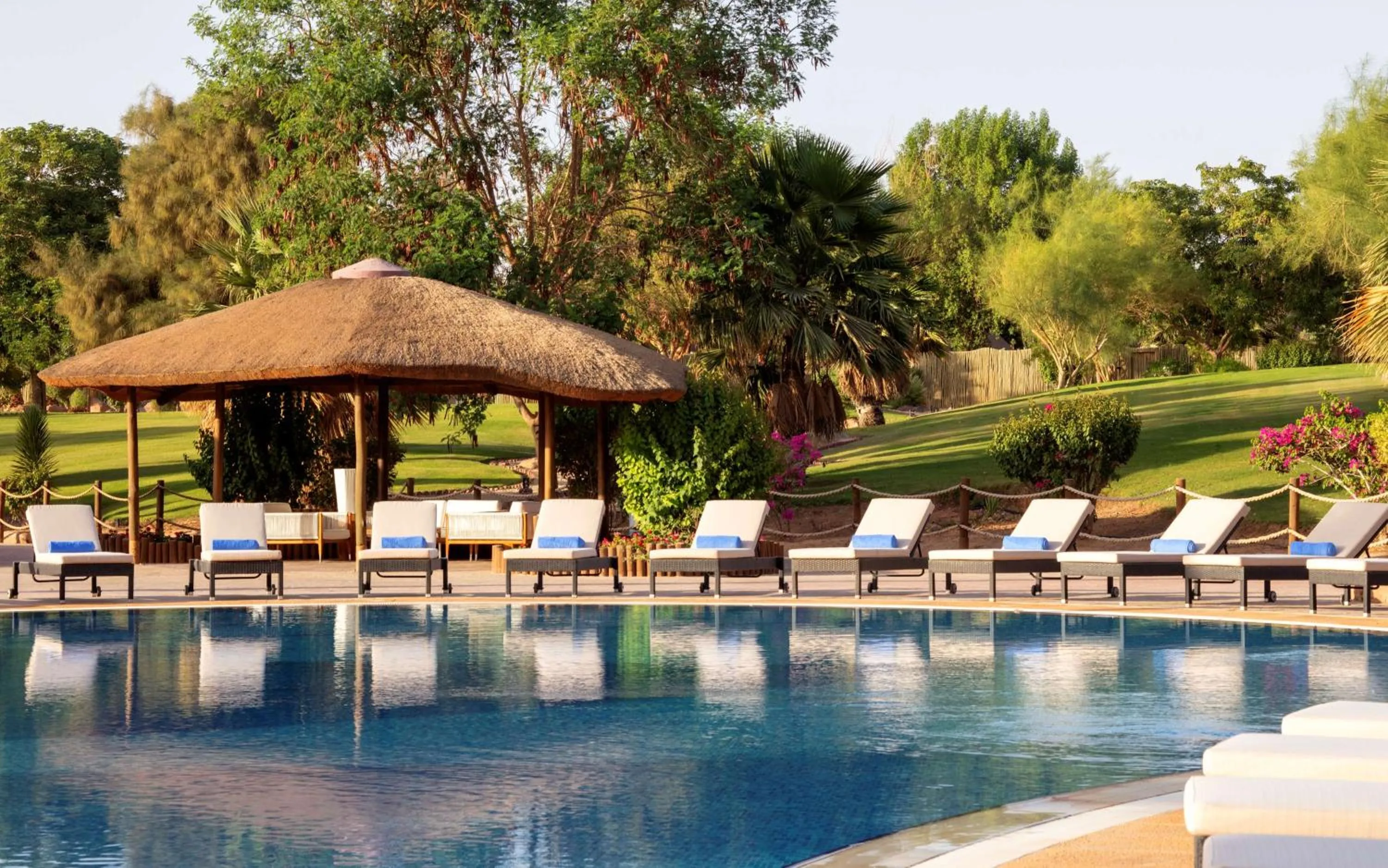 Pool view in Nofa Riyadh, A Radisson Collection Resort