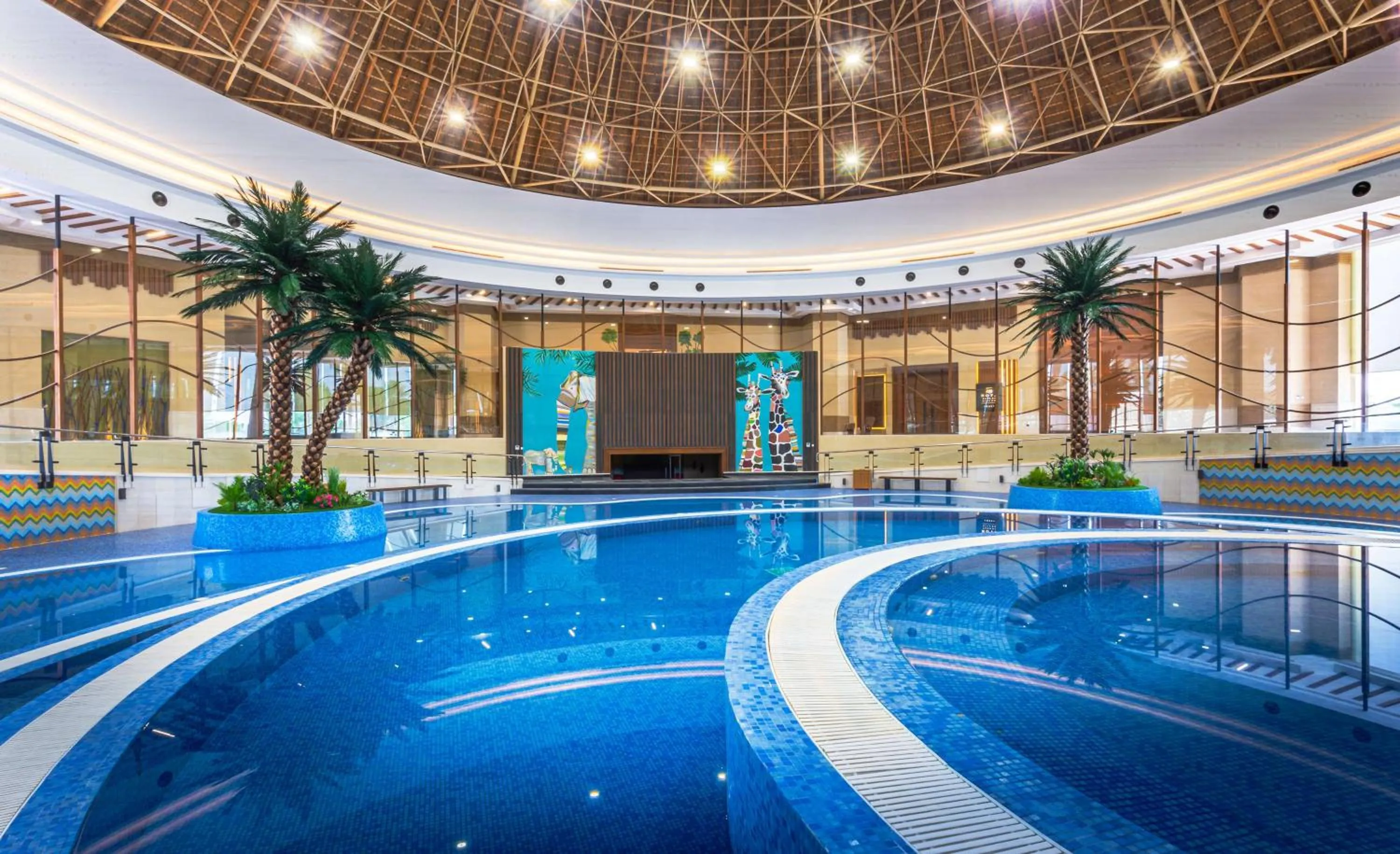 Pool view in Nofa Riyadh, A Radisson Collection Resort