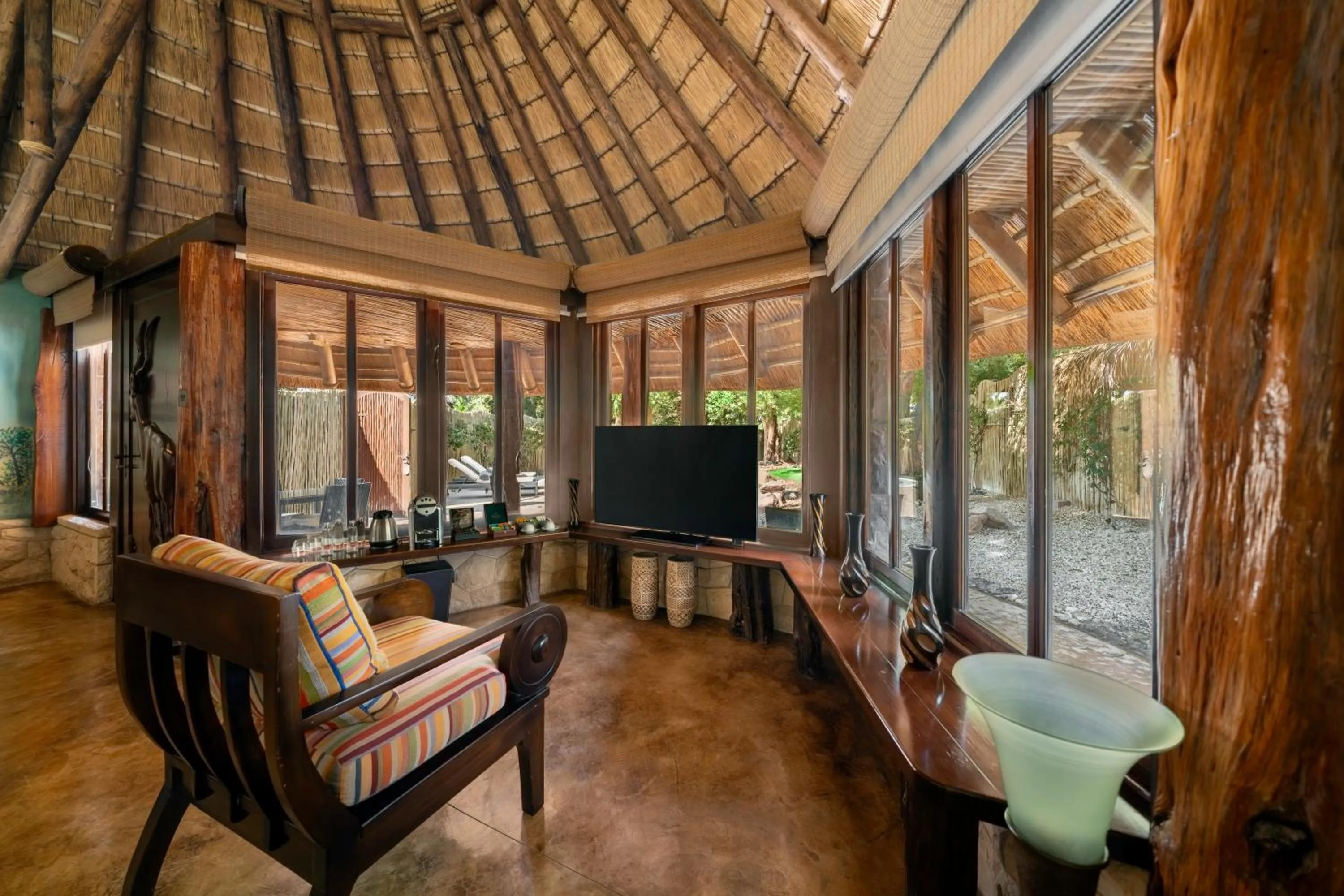 Seating area in Nofa Riyadh, A Radisson Collection Resort